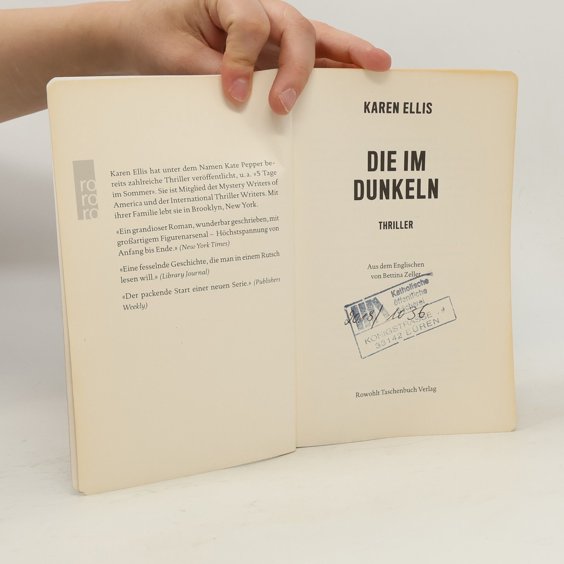 Karen Ellis Die im Dunkeln