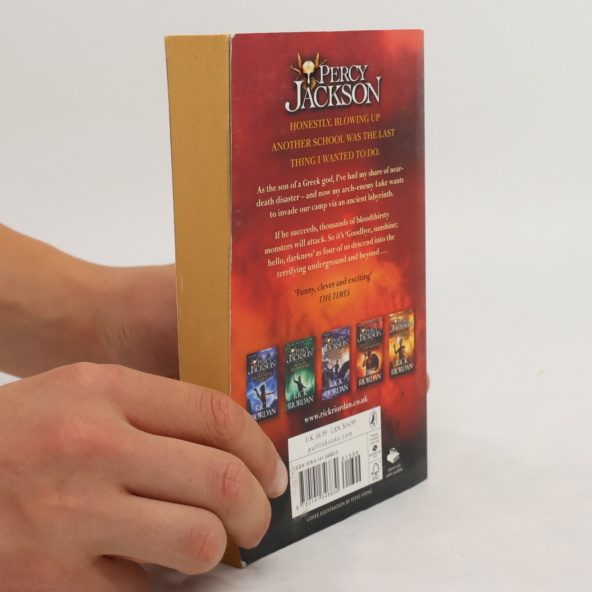 Rick Riordan Percy Jackson and the Battle of Labyrinth