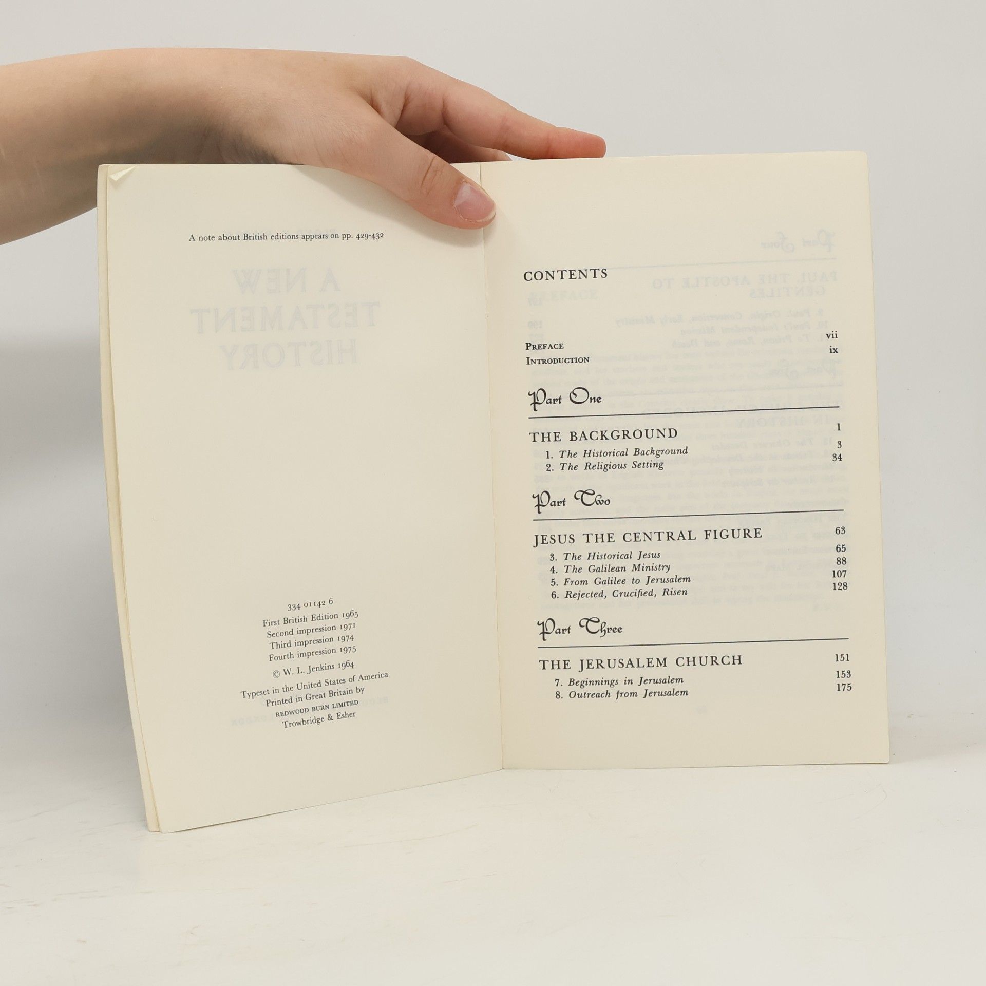 Floyd Vivian Filson A New Testament history