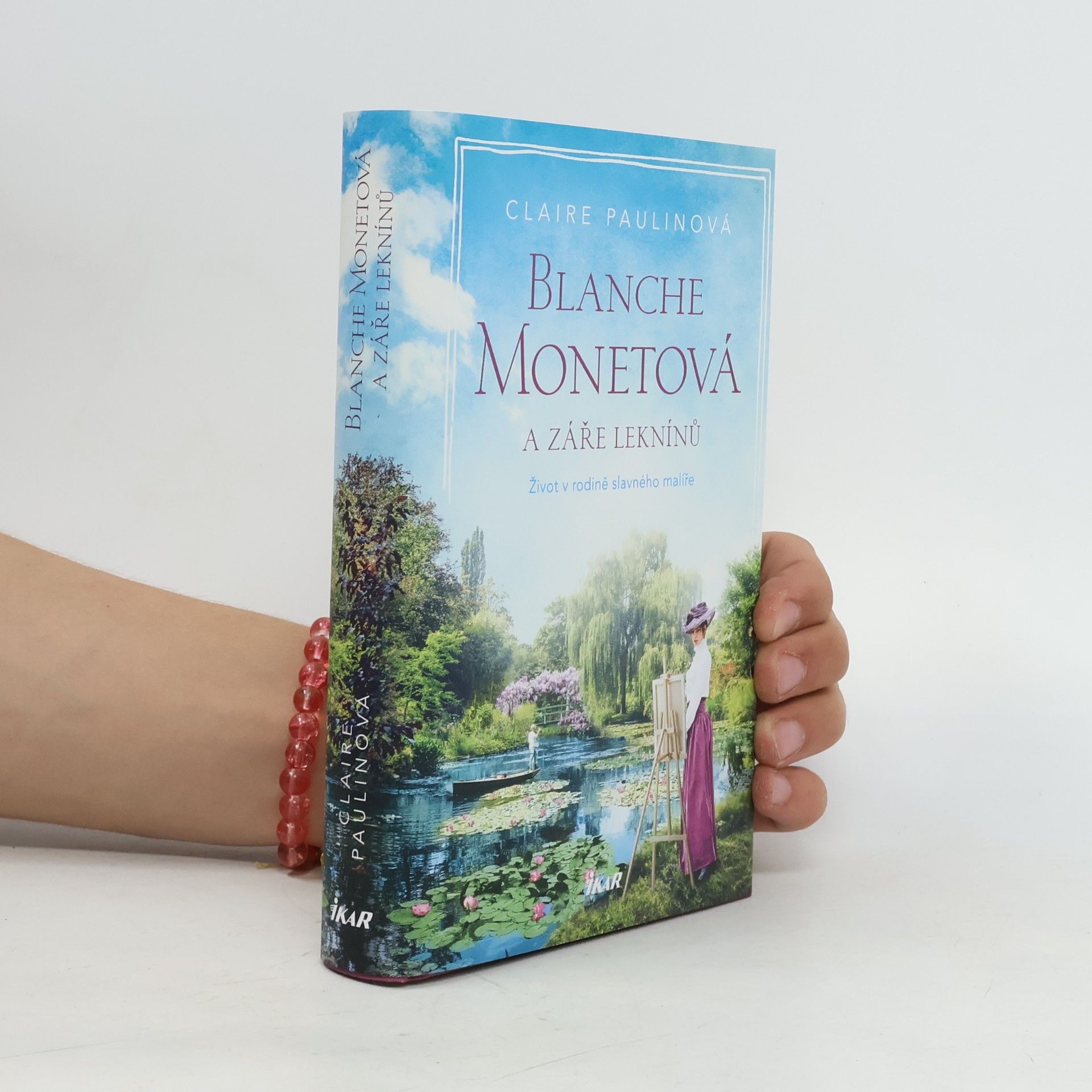 Claire Paulin Blanche Monetová a záře leknínů