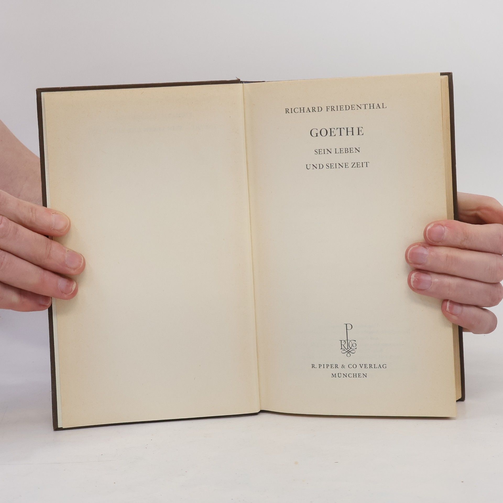 Richard Friedenthal Goethe