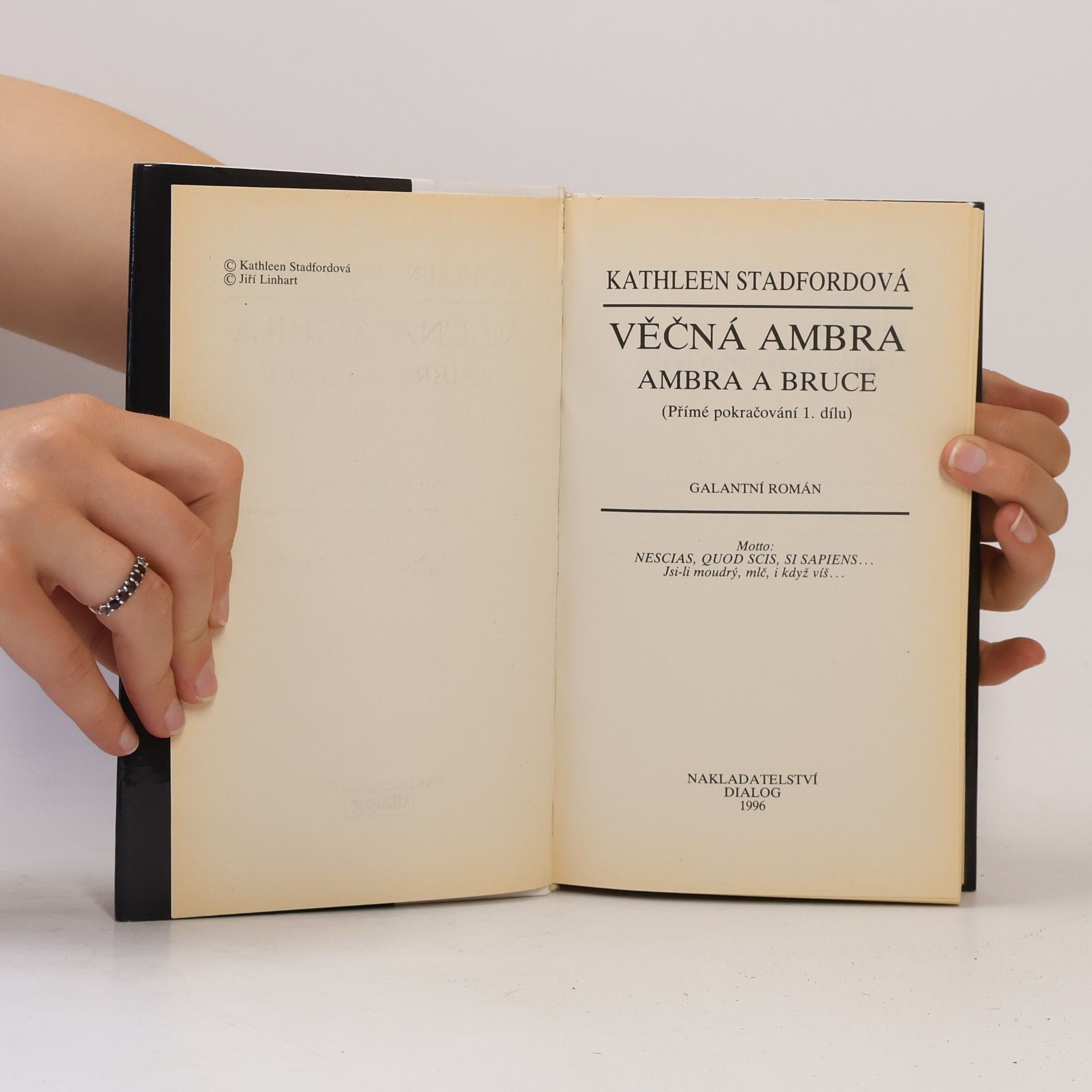 Kathleen Stadford Věčná Ambra. Ambra a Bruce