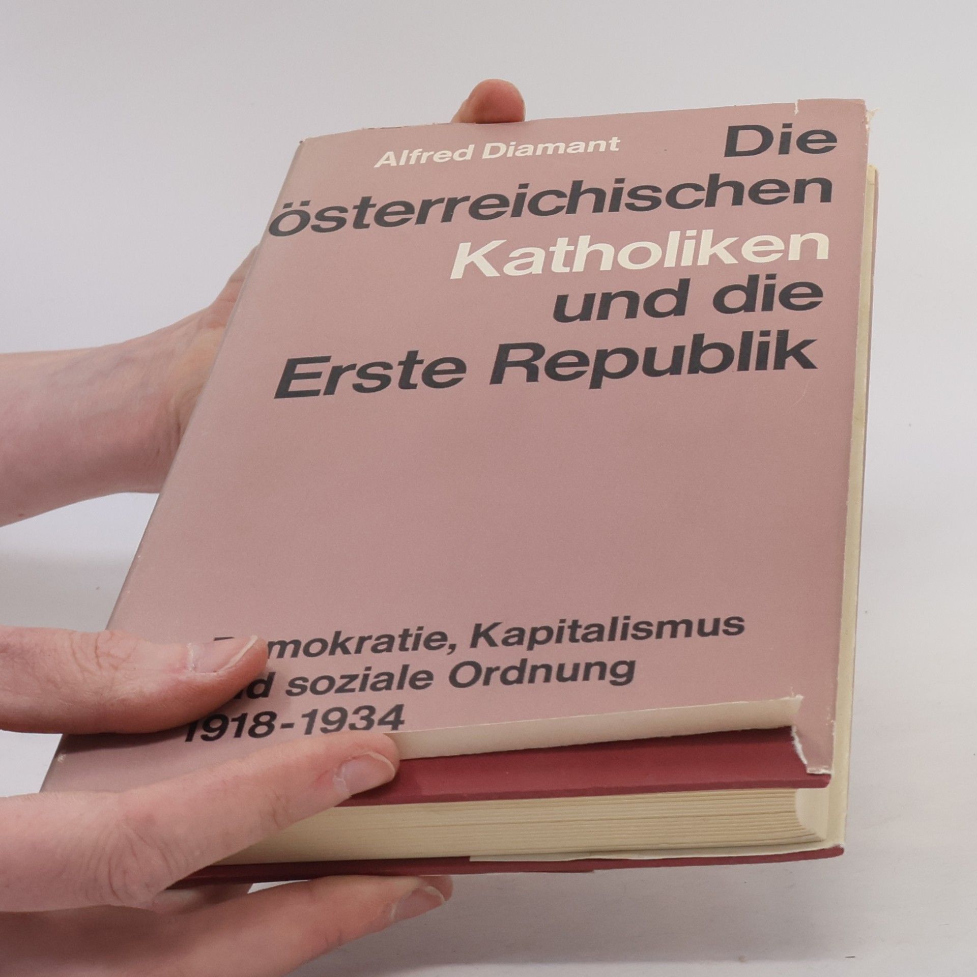 Alfred Diamant Die österreichischen Katholiken und die Erste Republik
