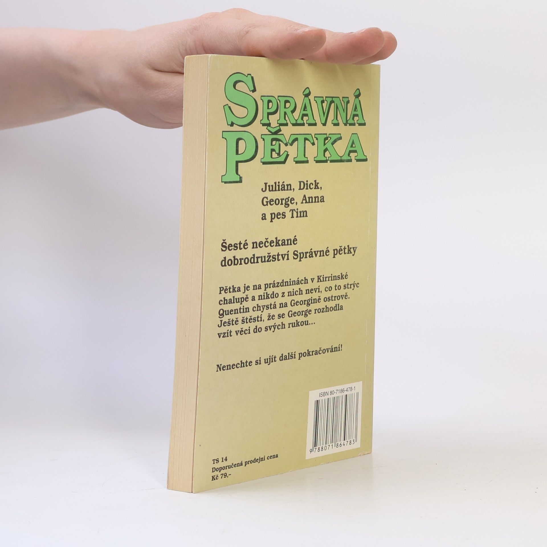 Enid Blyton Správná pětka. Pětka znovu na ostrově