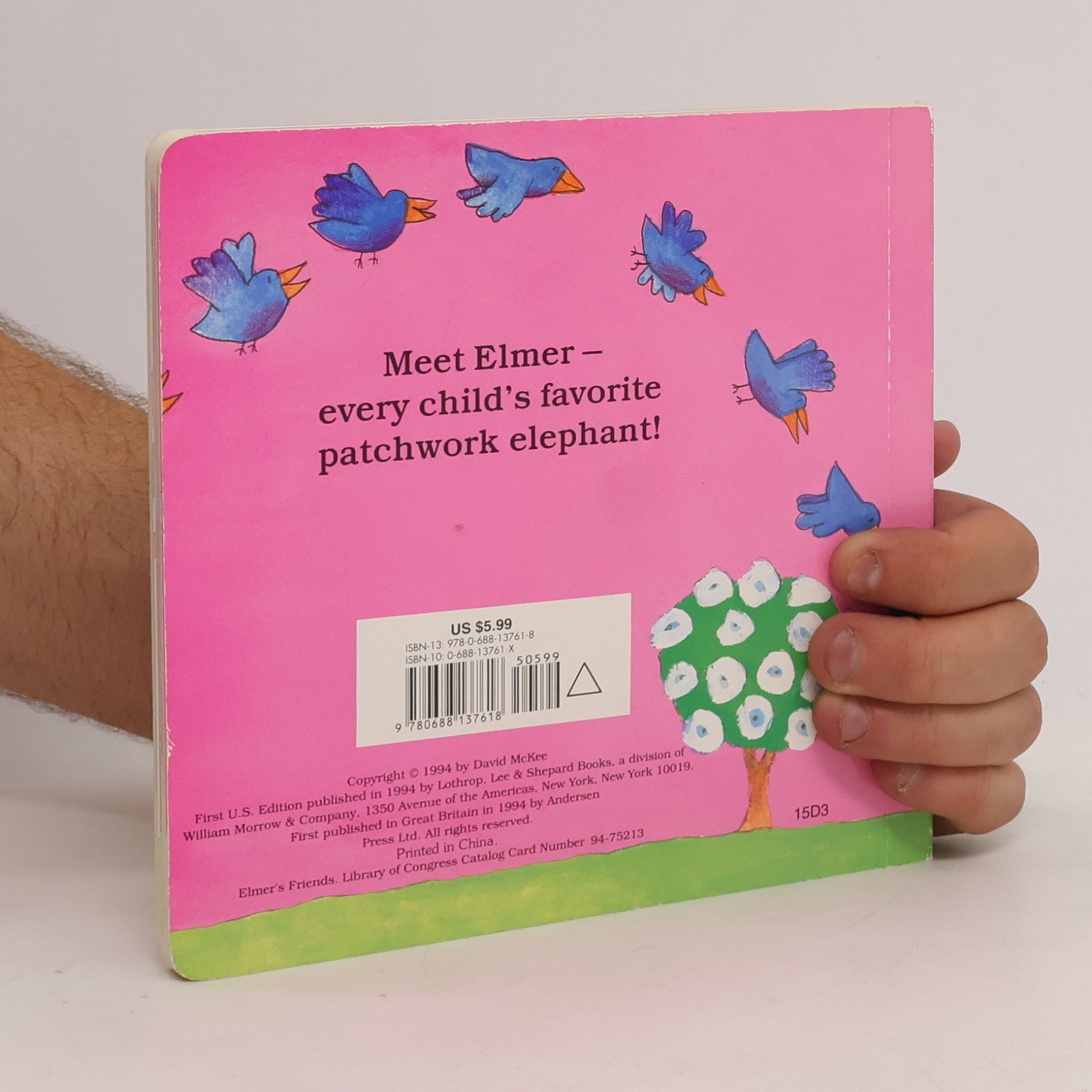 David McKee Elmer's Friends Board Book