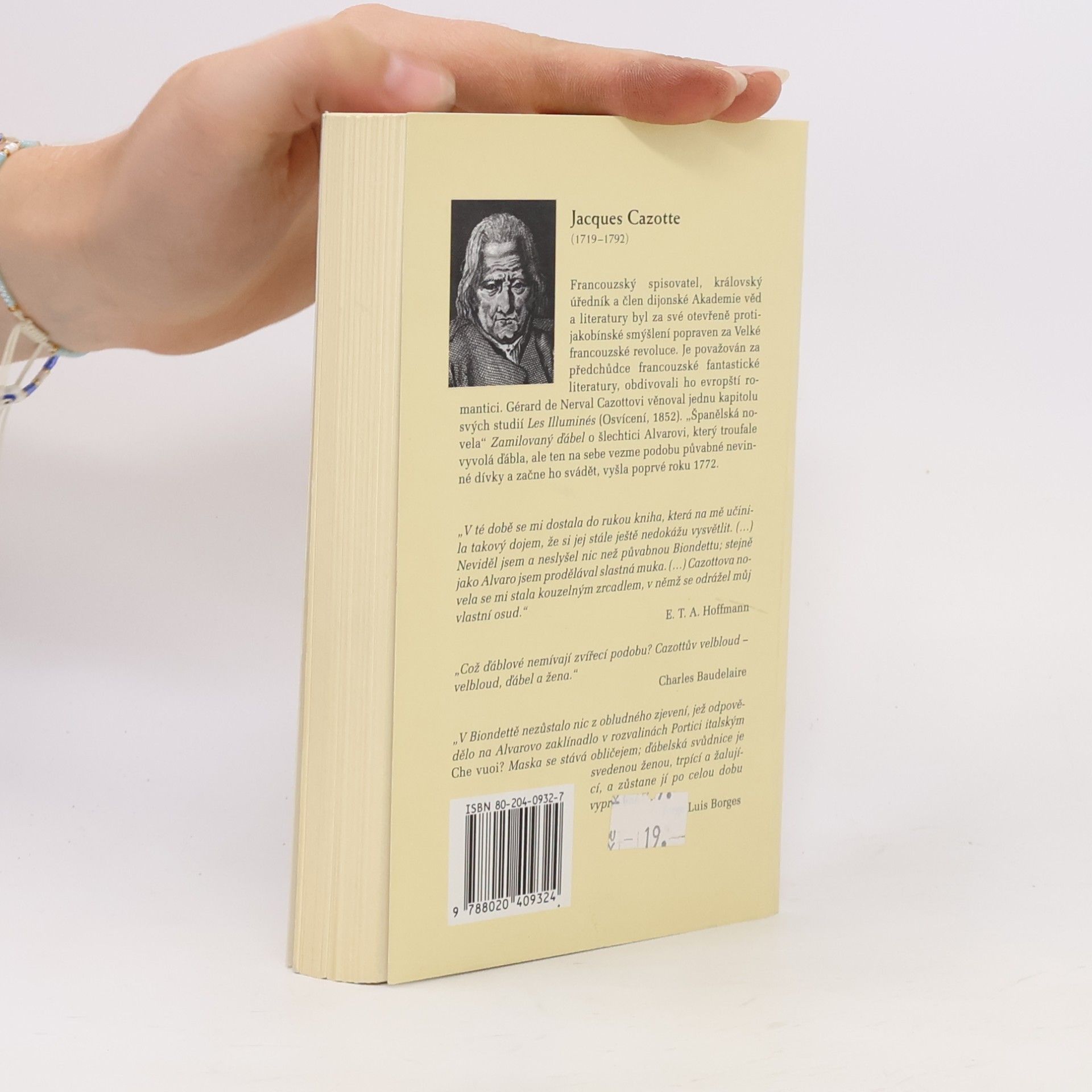 Jacques Cazotte Zamilovaný ďábel : španělská novela