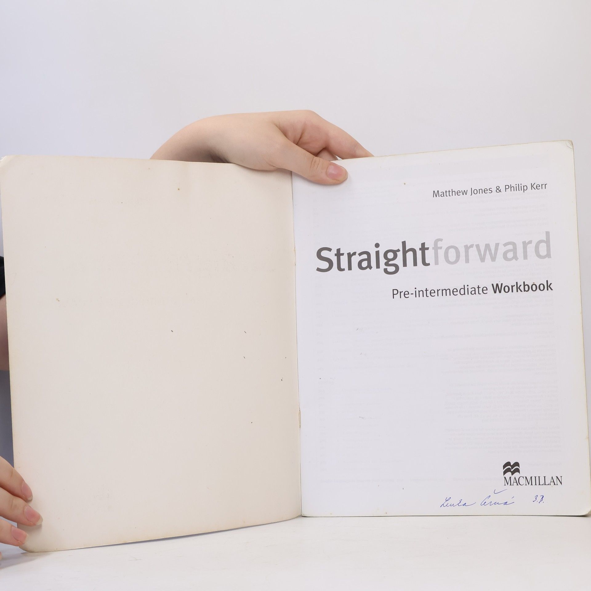 Matthew Jones Straightforward. Pre-intermediate Workbook.