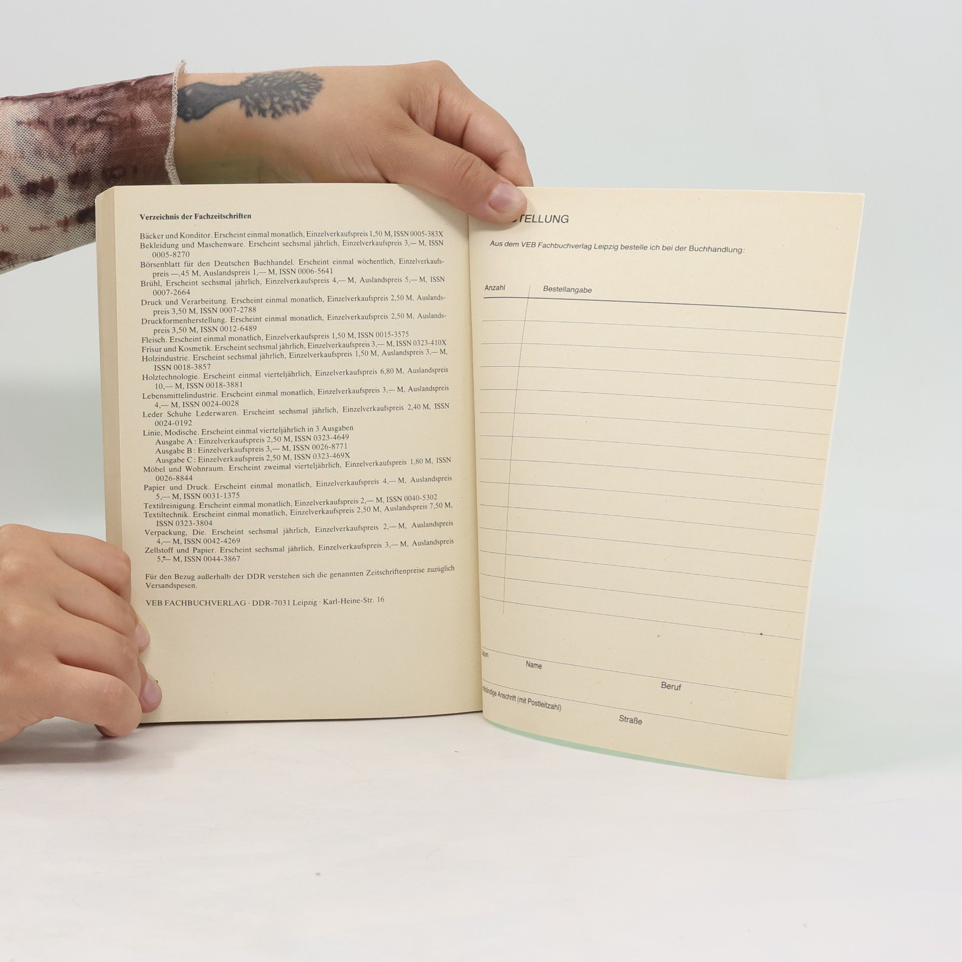 kolektiv Verlags Verzeichnis 1982