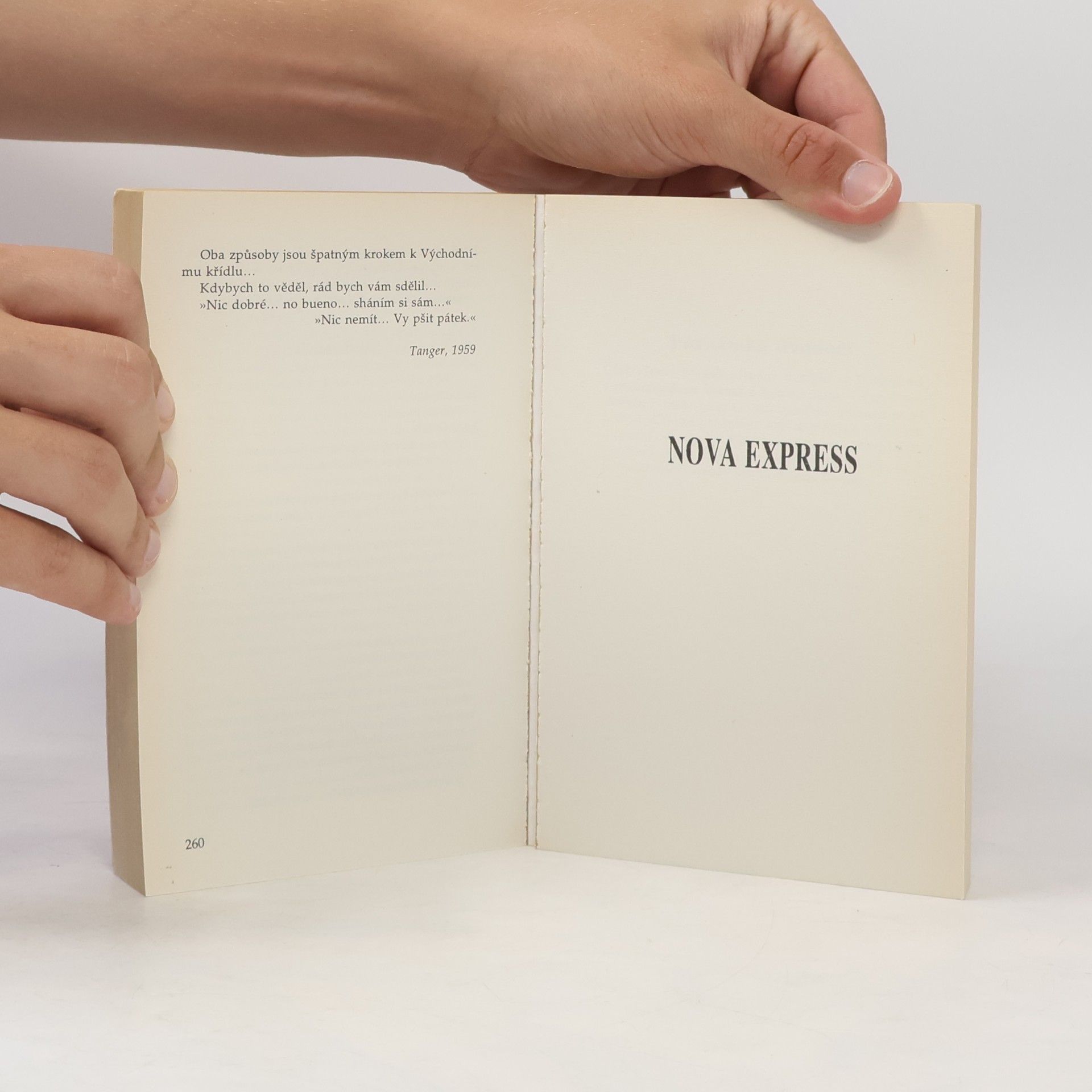 William S. Burroughs Nahý oběd ; Nova Express