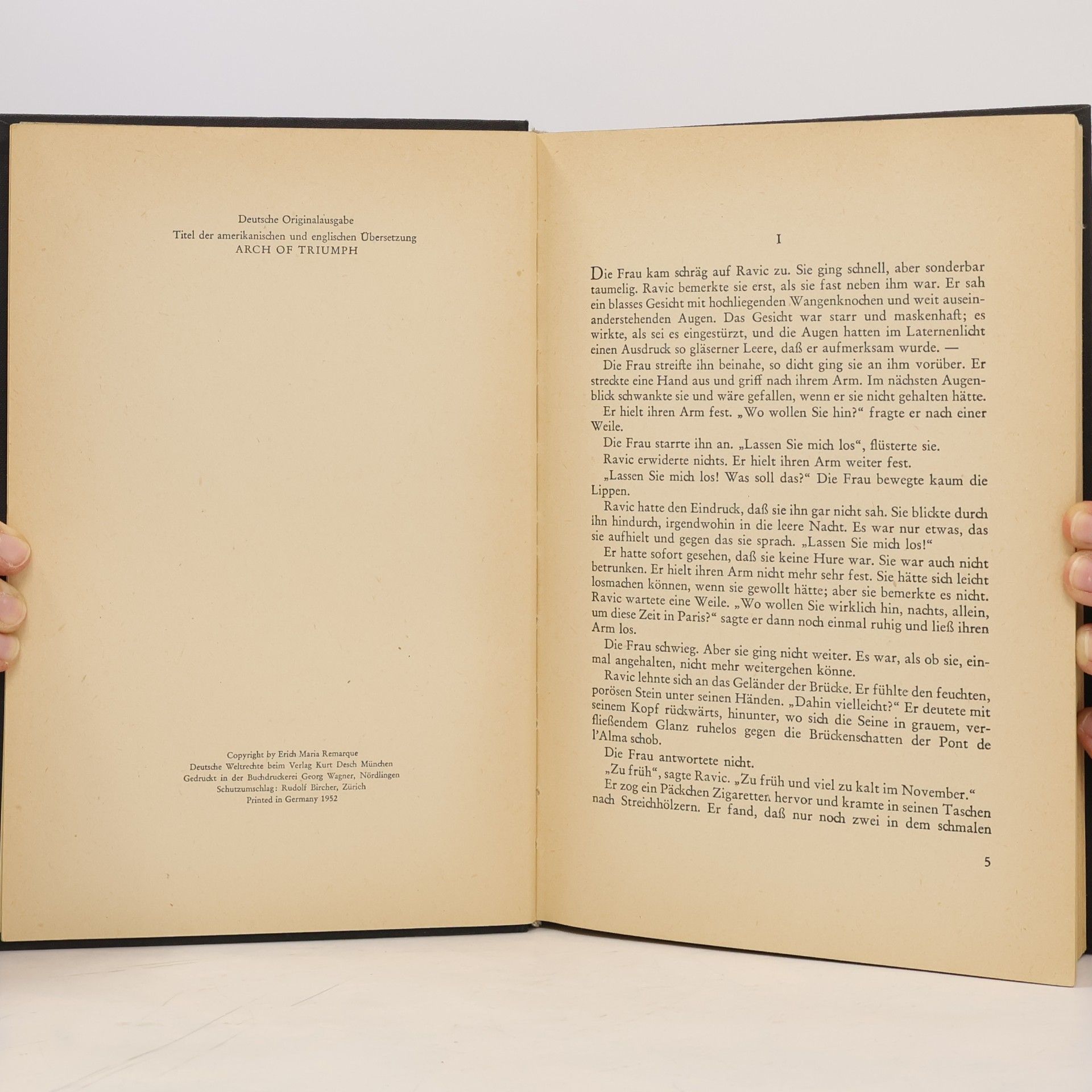 Erich Maria Remarque Arc de Triomphe