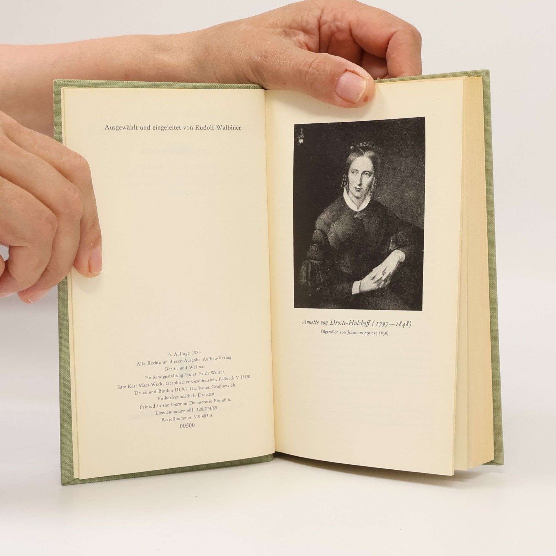 Annette von Droste-Hülshoff Droste-Hülshoffs Werke