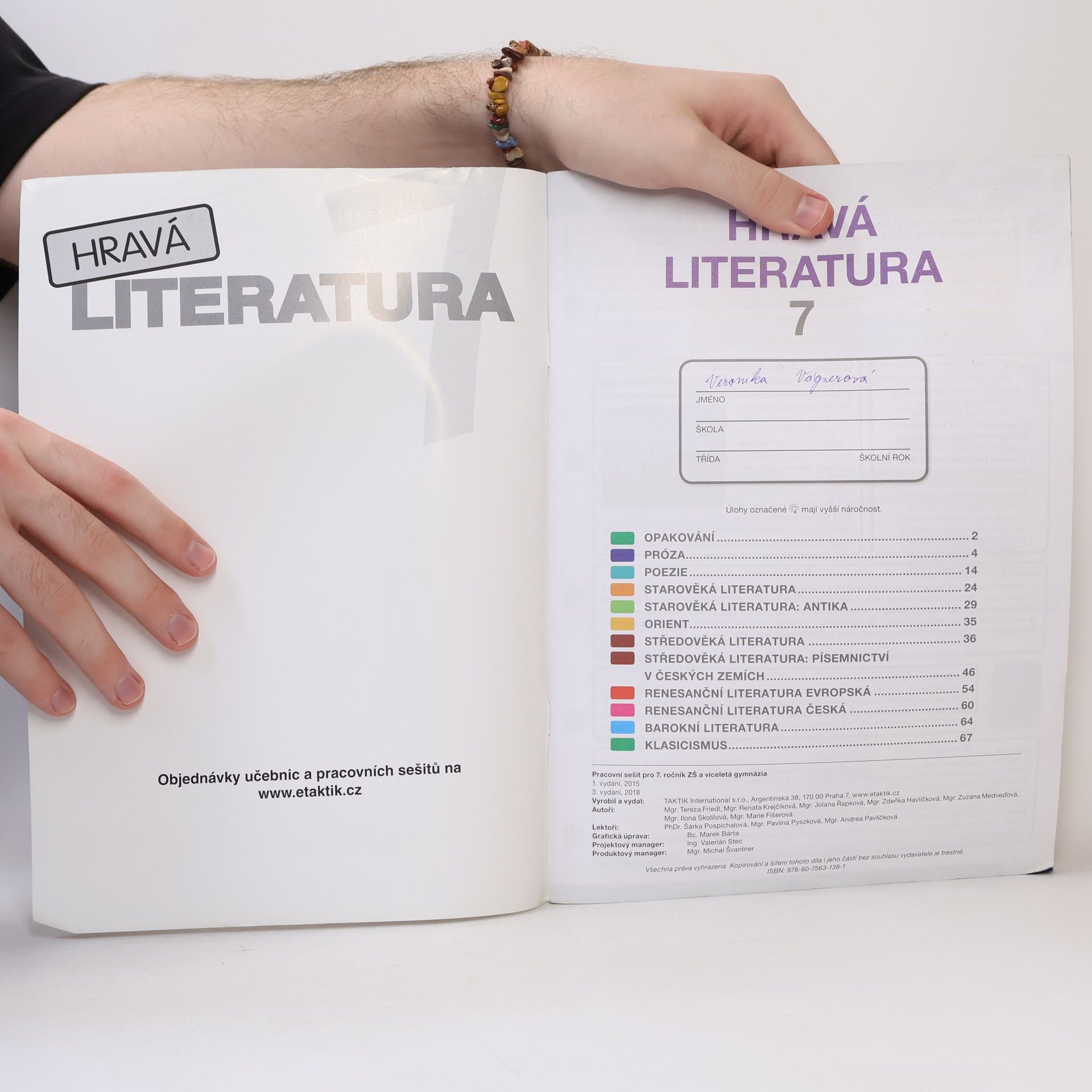 AA.VV. Hravá literatura 7 - pracovní sešit