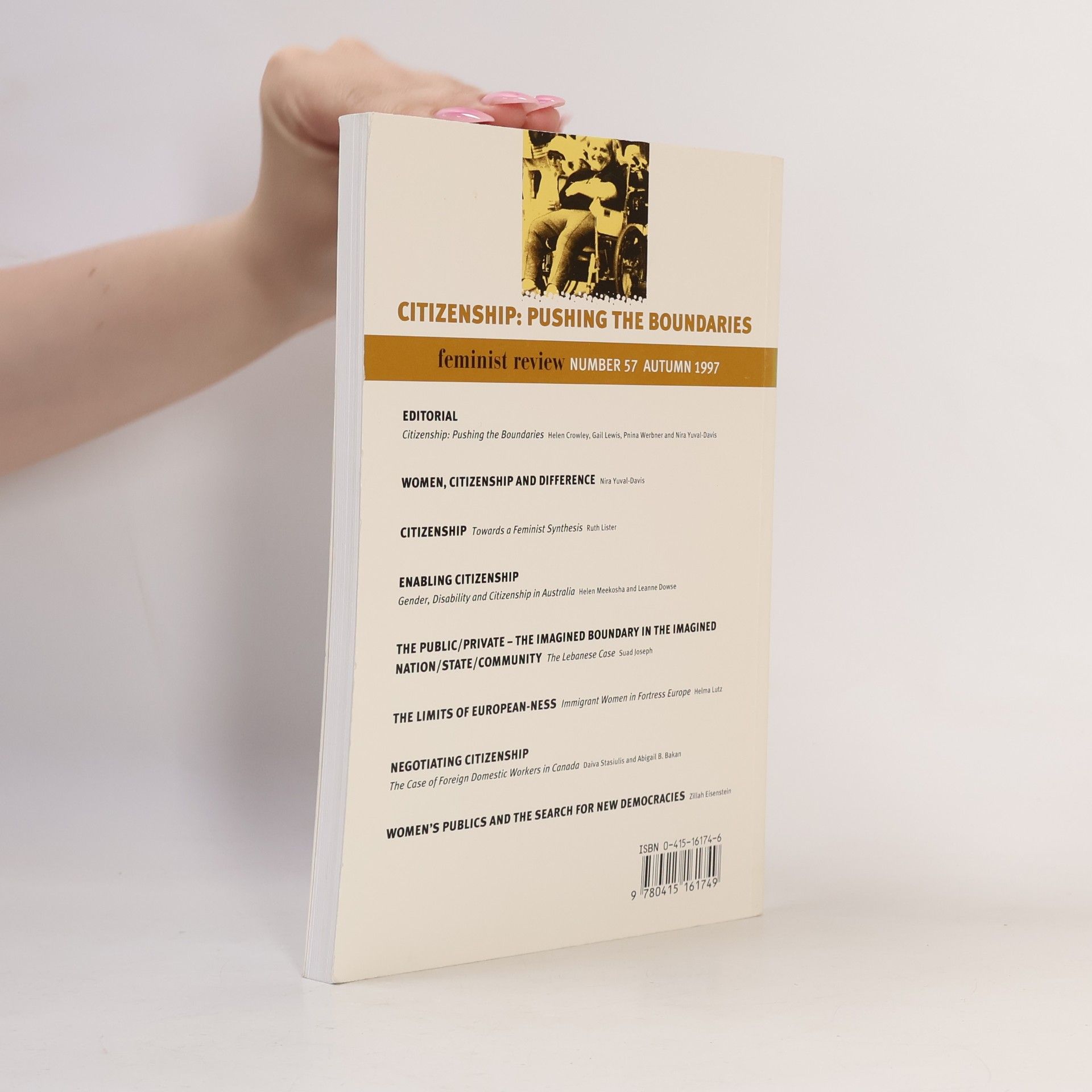 The Feminist Review Collective Feminist Review - 57: Citizenship
