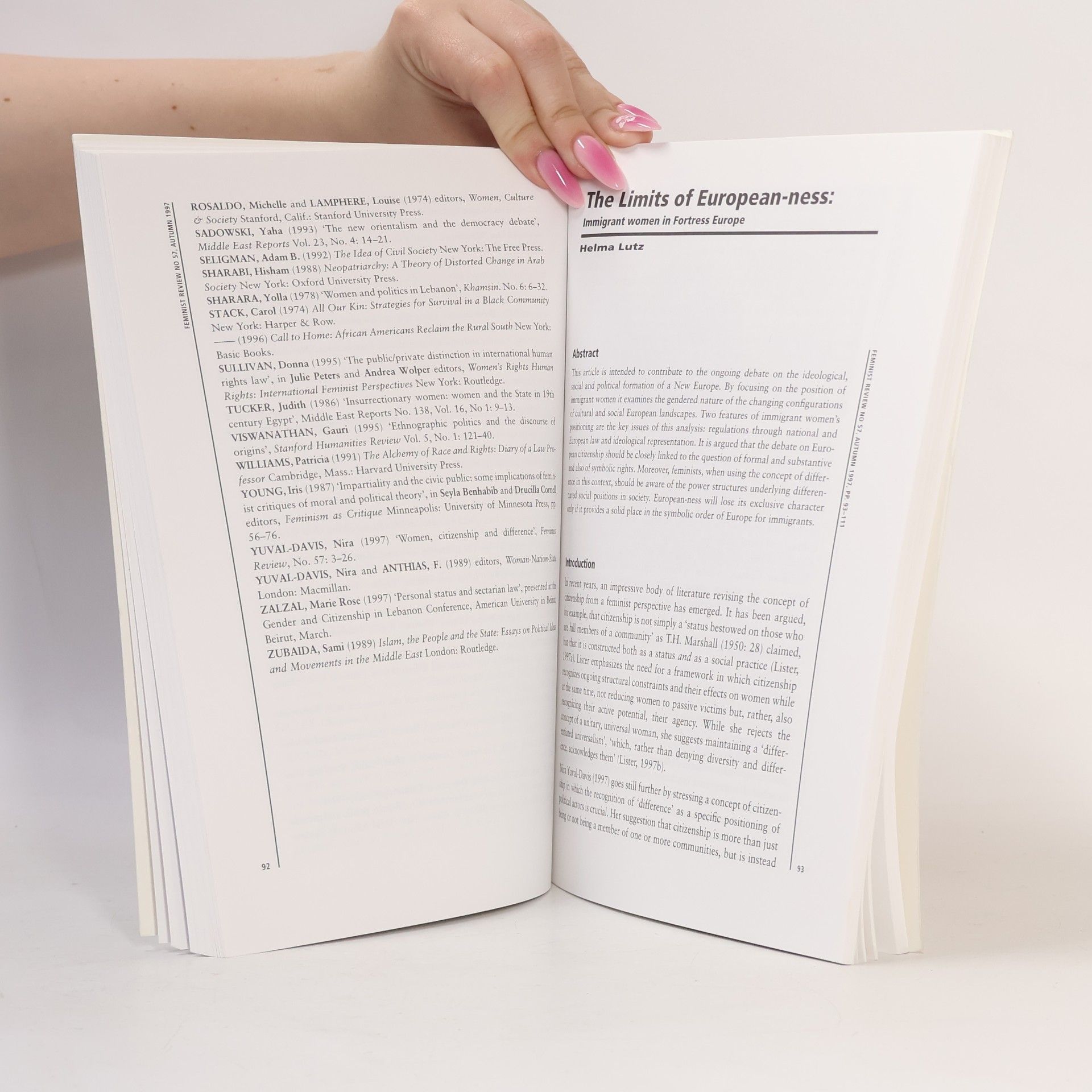 The Feminist Review Collective Feminist Review - 57: Citizenship