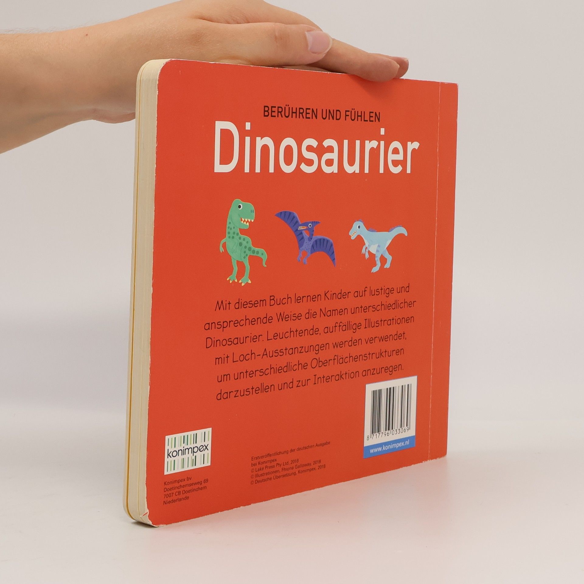 Fhiona Galloway Berühren und Fühlen Dinosaurier
