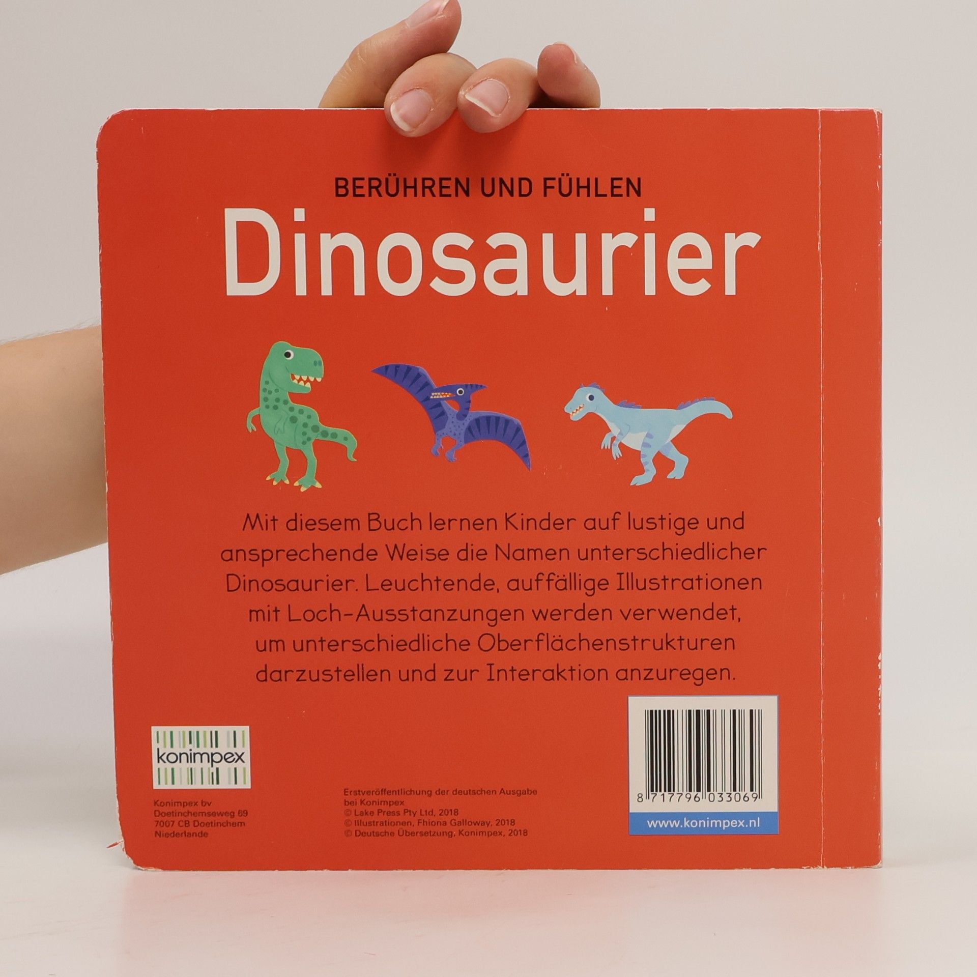 Fhiona Galloway Berühren und Fühlen Dinosaurier