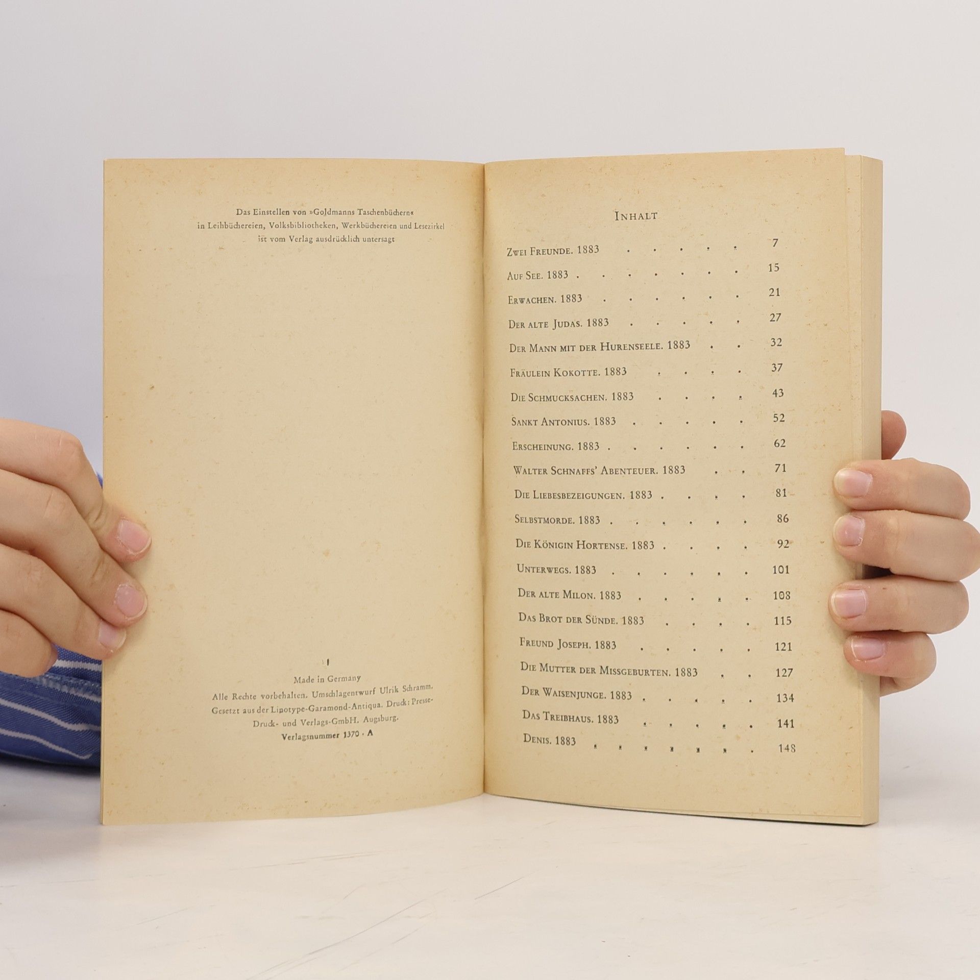 Guy de Maupassant Miss Harriet und andere Novellen