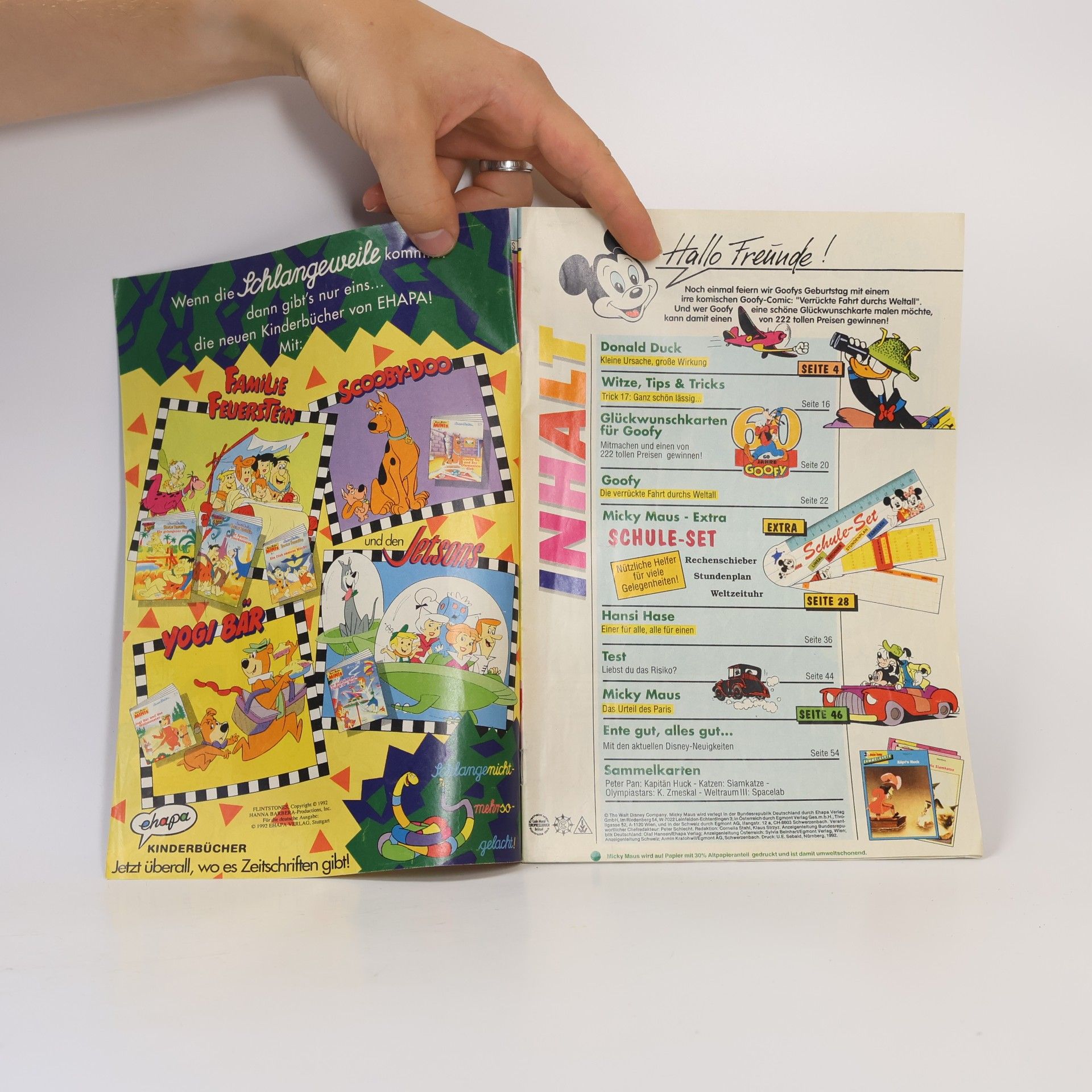 Collectif d'auteurs Micky Maus 38/1992