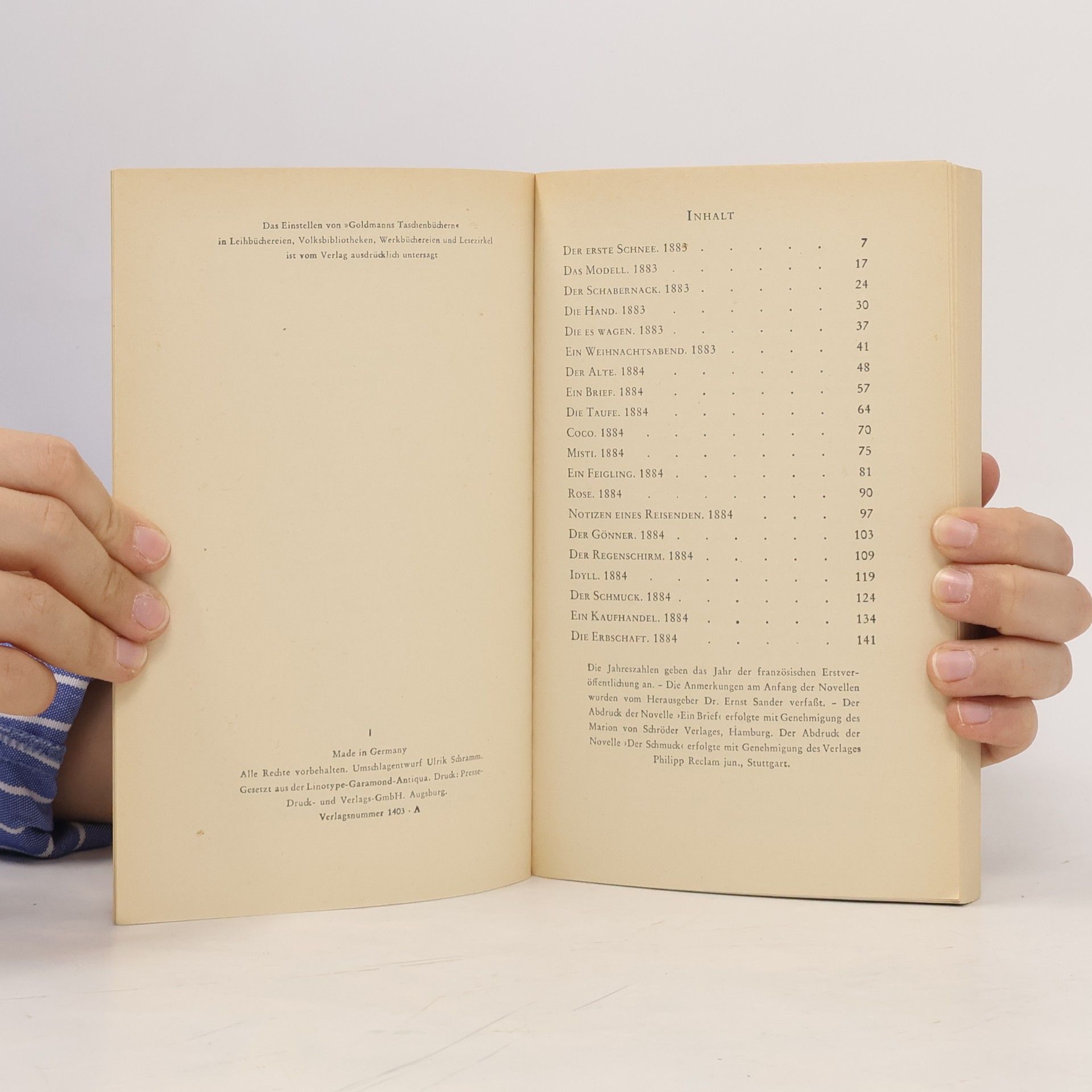 Guy de Maupassant Die Erbschaft und andere Novellen