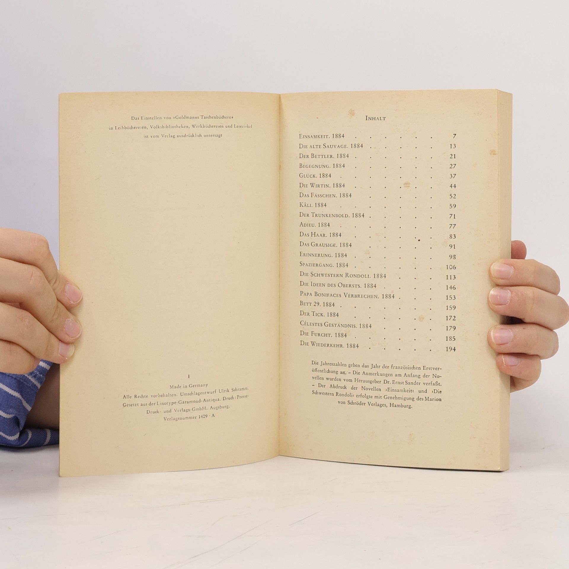 Guy de Maupassant Die Schwestern Rondoli und andere Novellen