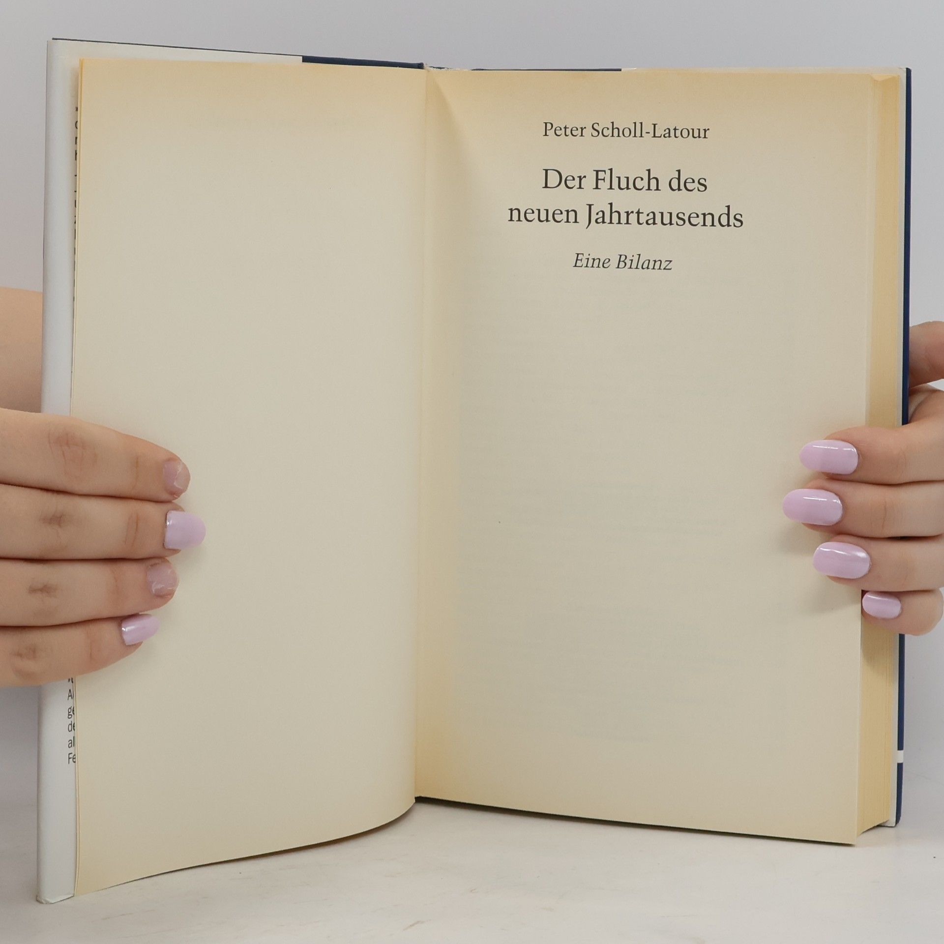 Peter Scholl-Latour Der Fluch des neuen Jahrtausends