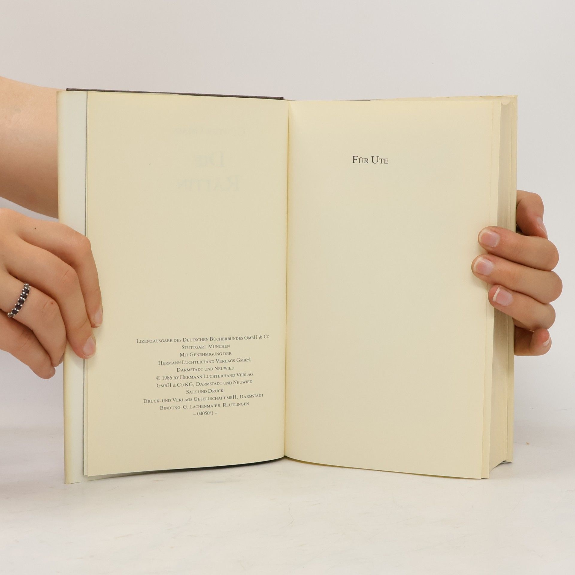 Günter Grass Die Rättin