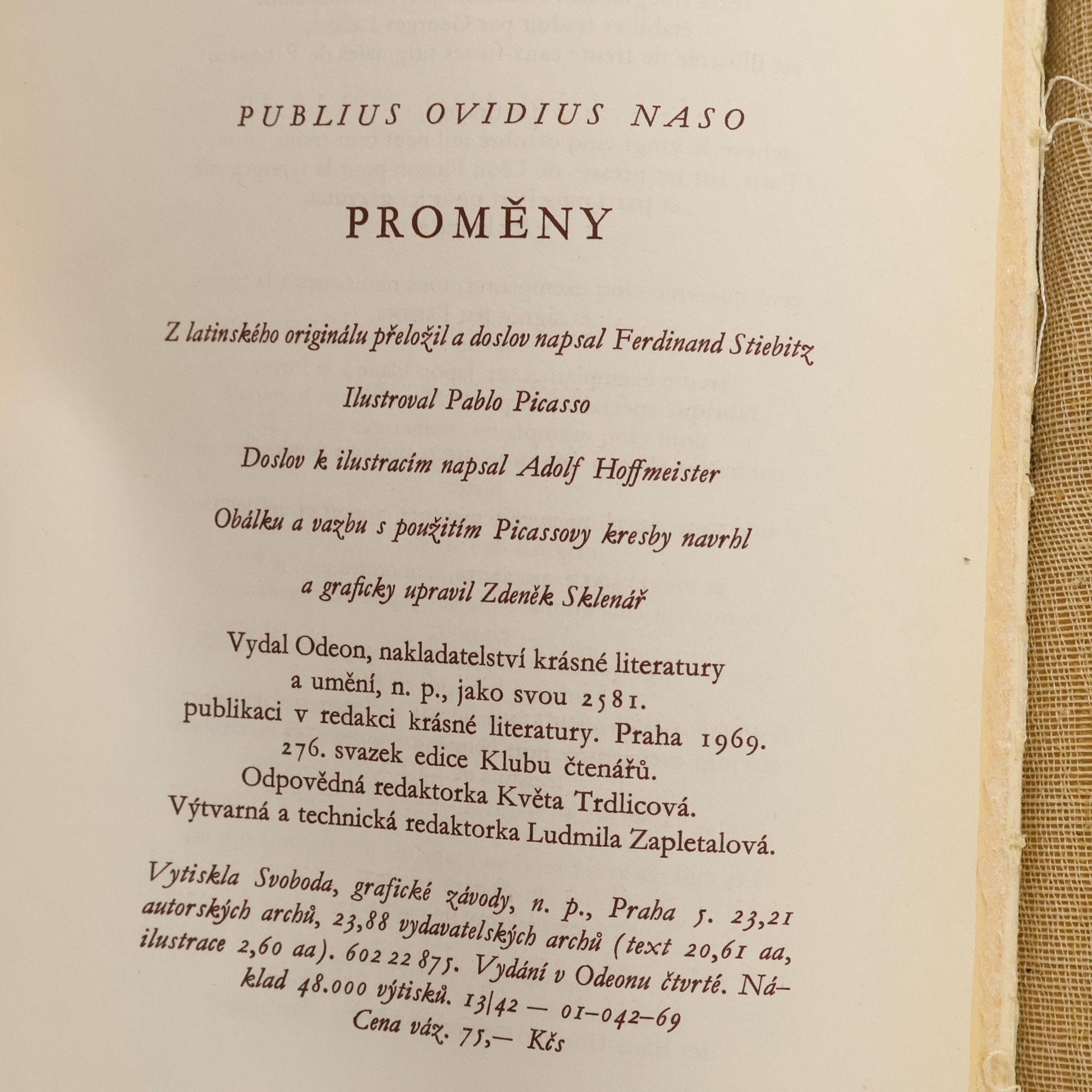 Publius Ovidius Naso Proměny