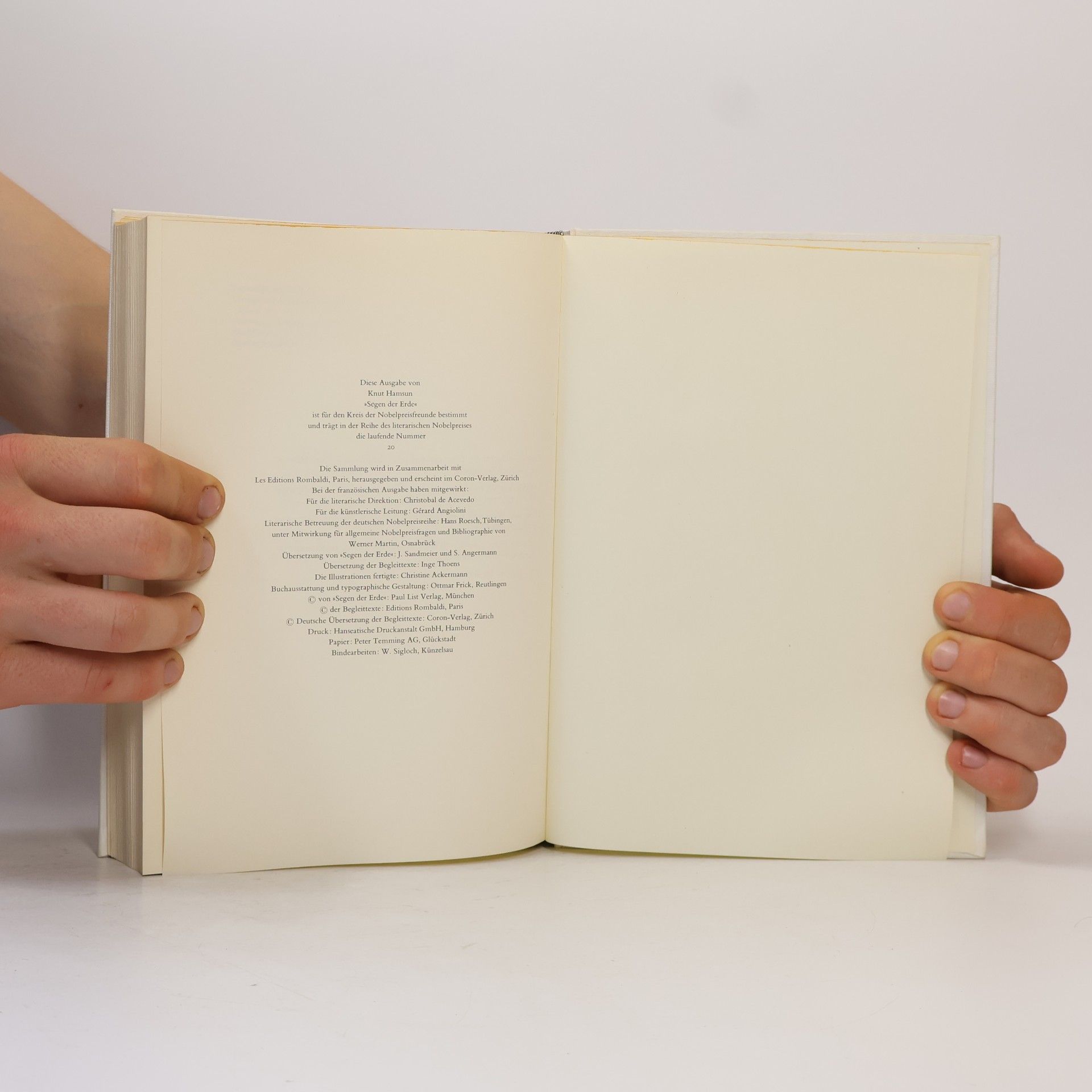Knut Hamsun Segen der Erde