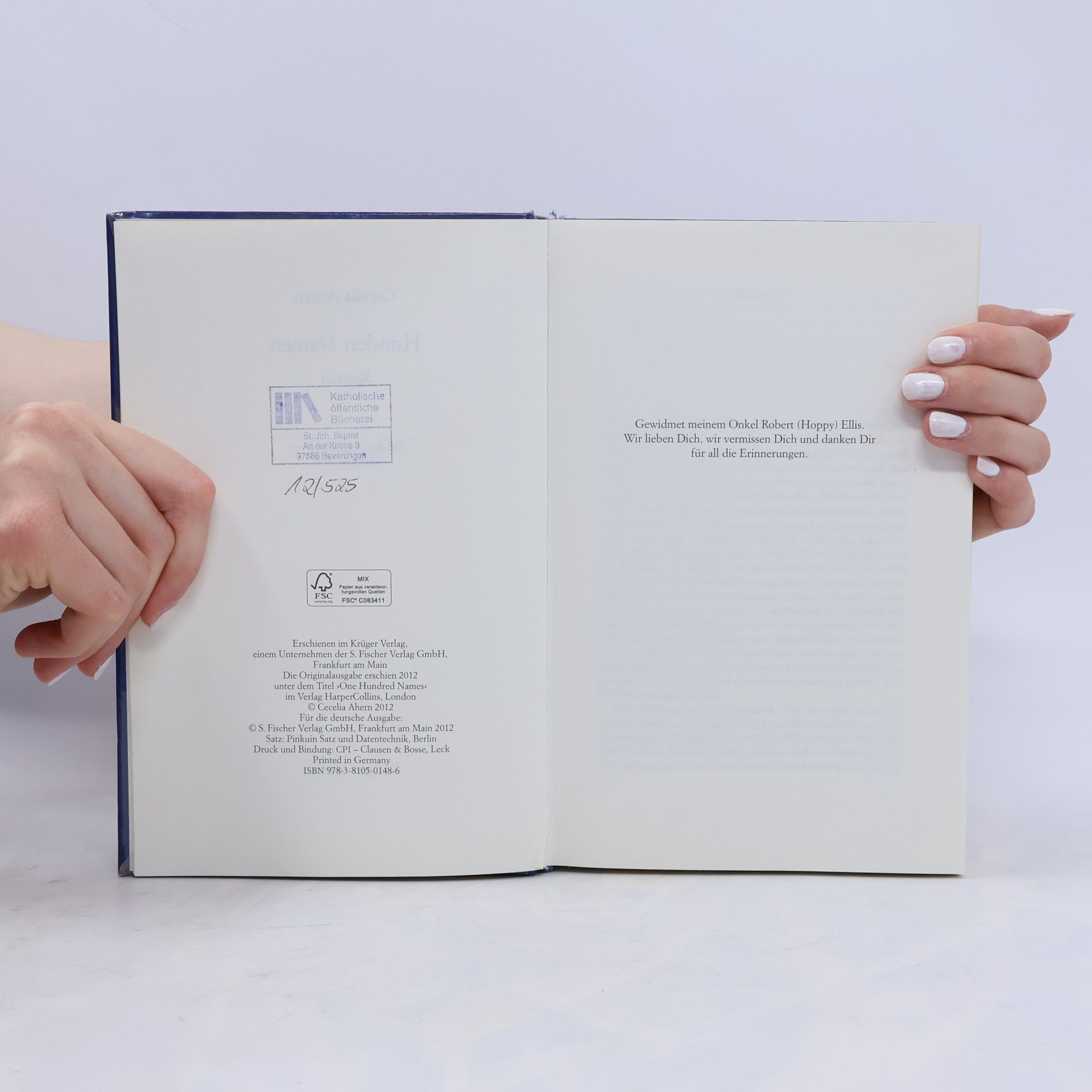 Cecelia Ahern Hundert Namen