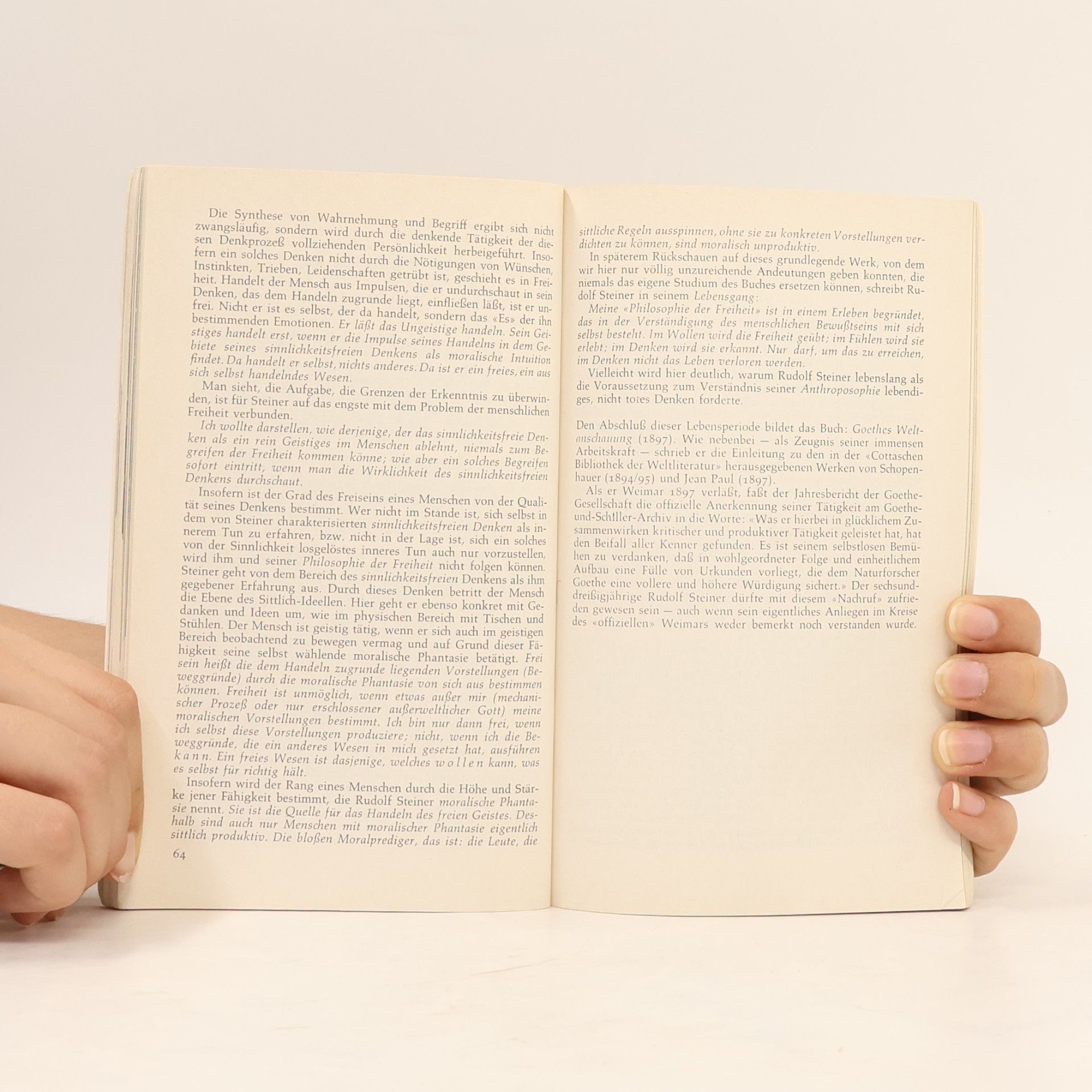 Johannes Hemleben Rudolf Steiner. Mit Selbstzeugnissen und Bilddokumenten