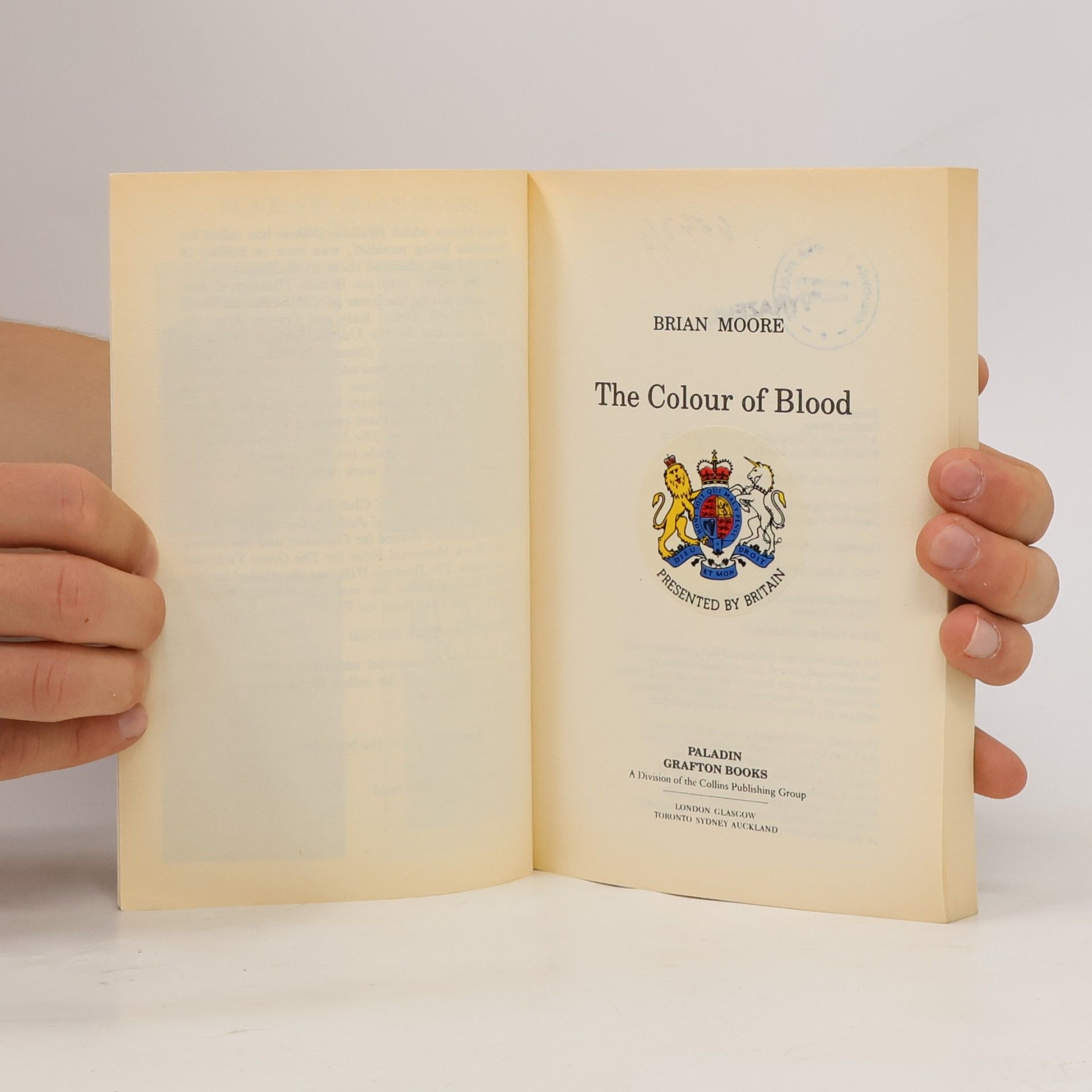 Brian Moore The Colour of Blood