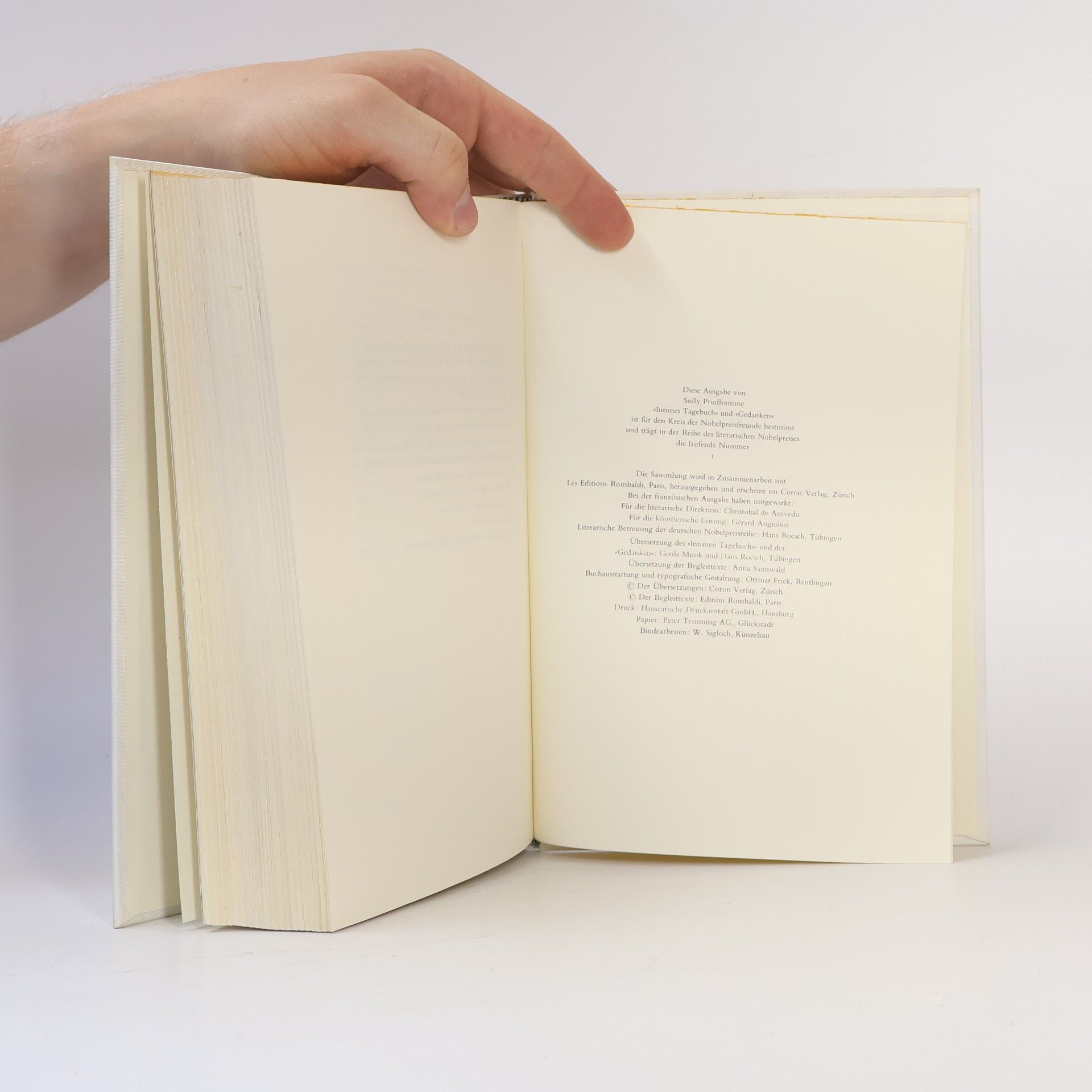 Sully Prudhomme Intimes Tagebuch