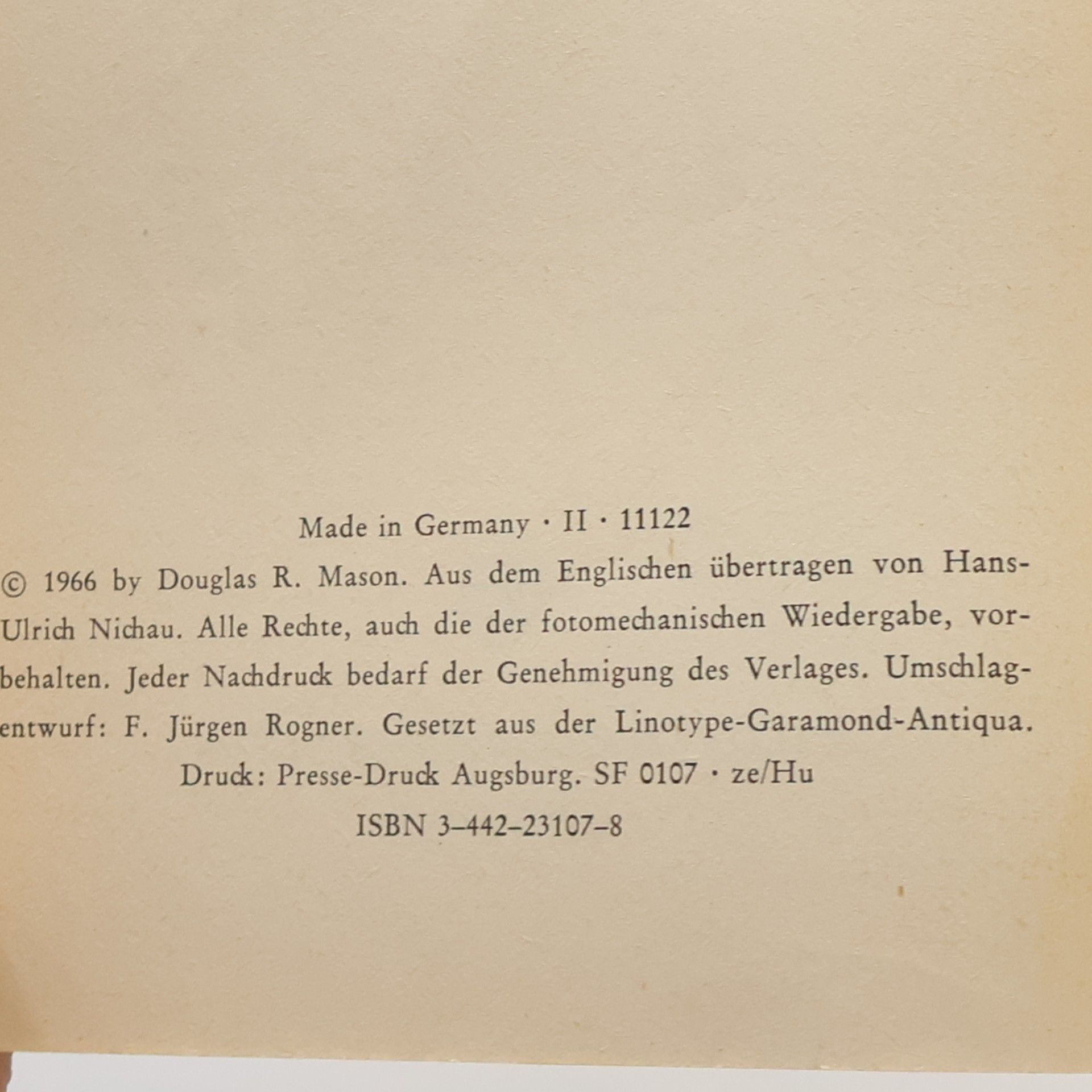 Douglas R. Mason Stadt unter Glas.
