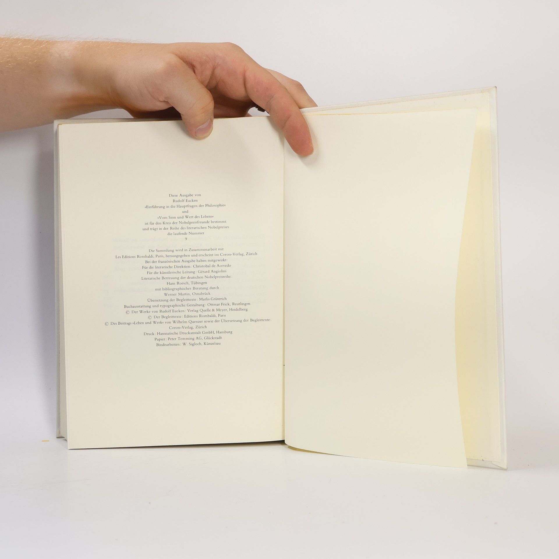 Rudolg Eucken Philosophische Schriften
