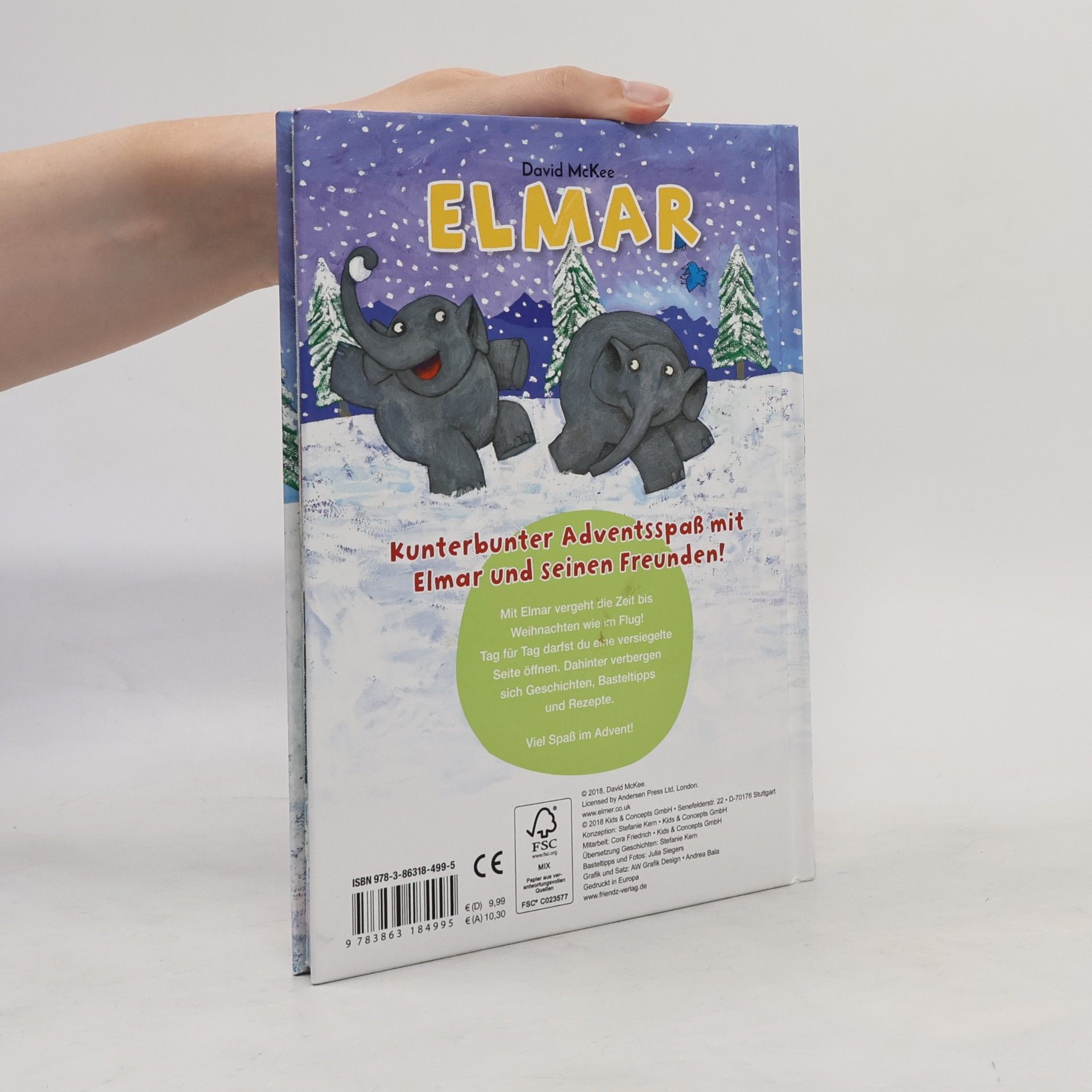 David McKee Elmar. Mein Adventskalender