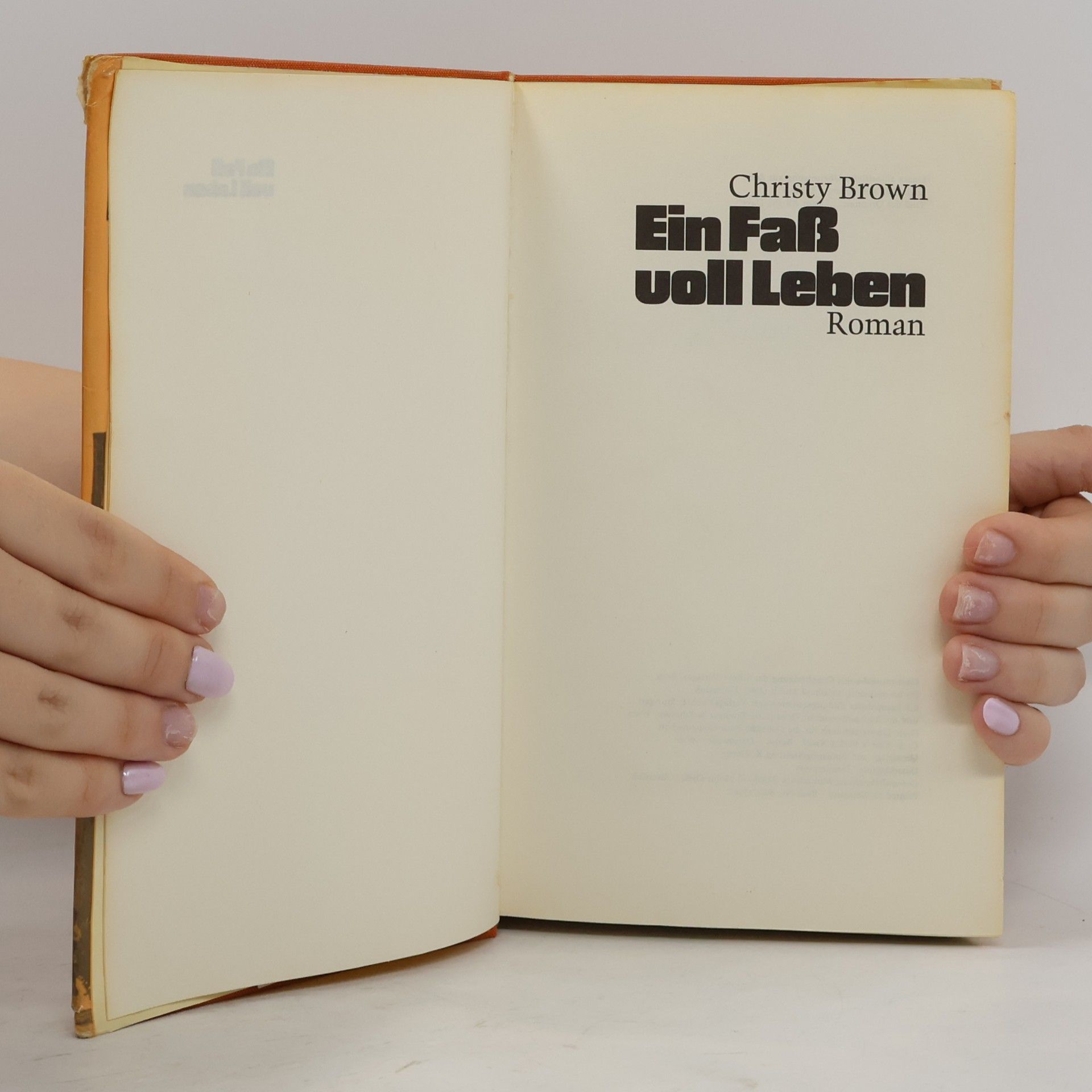 Christy Brown Ein Fass voll Leben