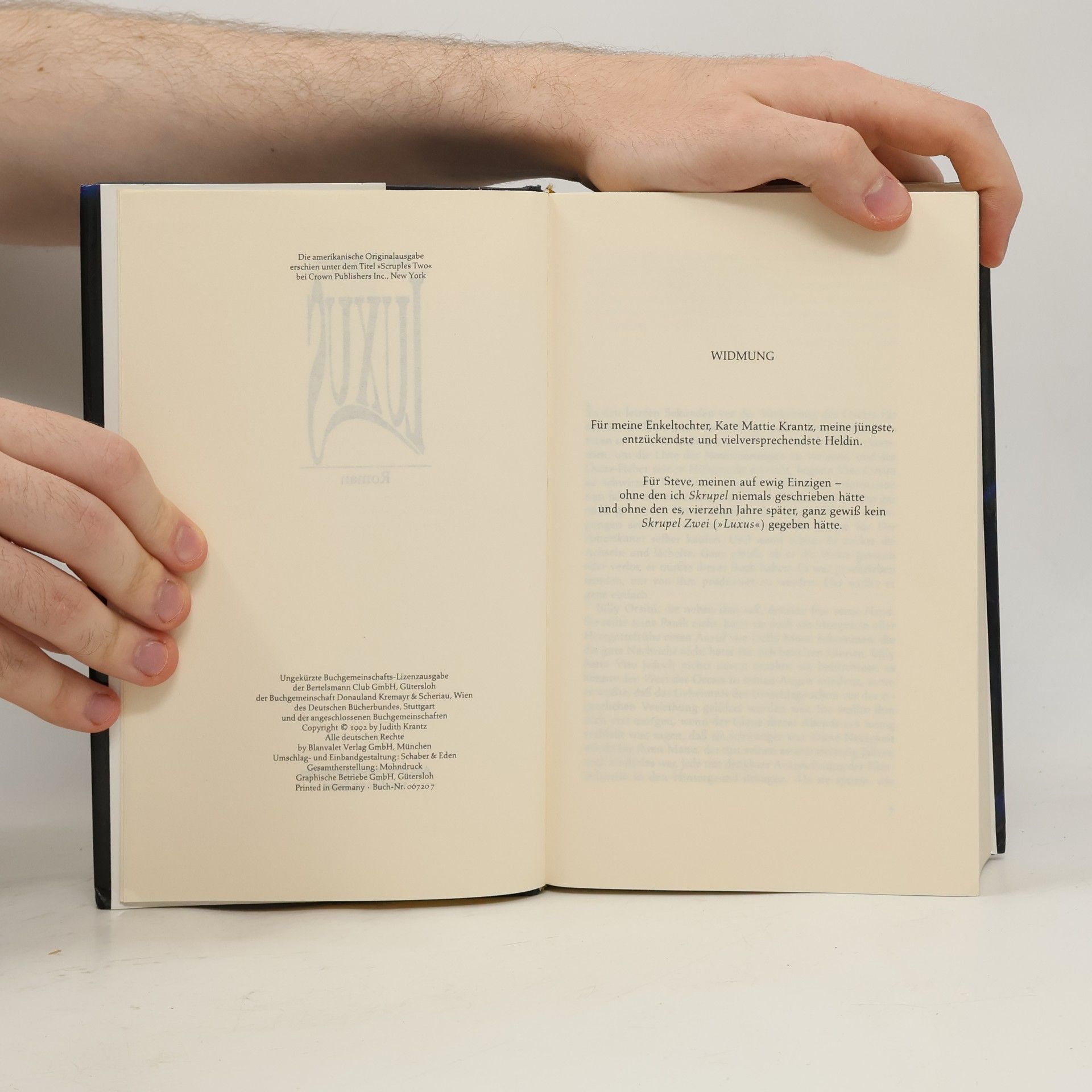 Judith Krantz Luxus