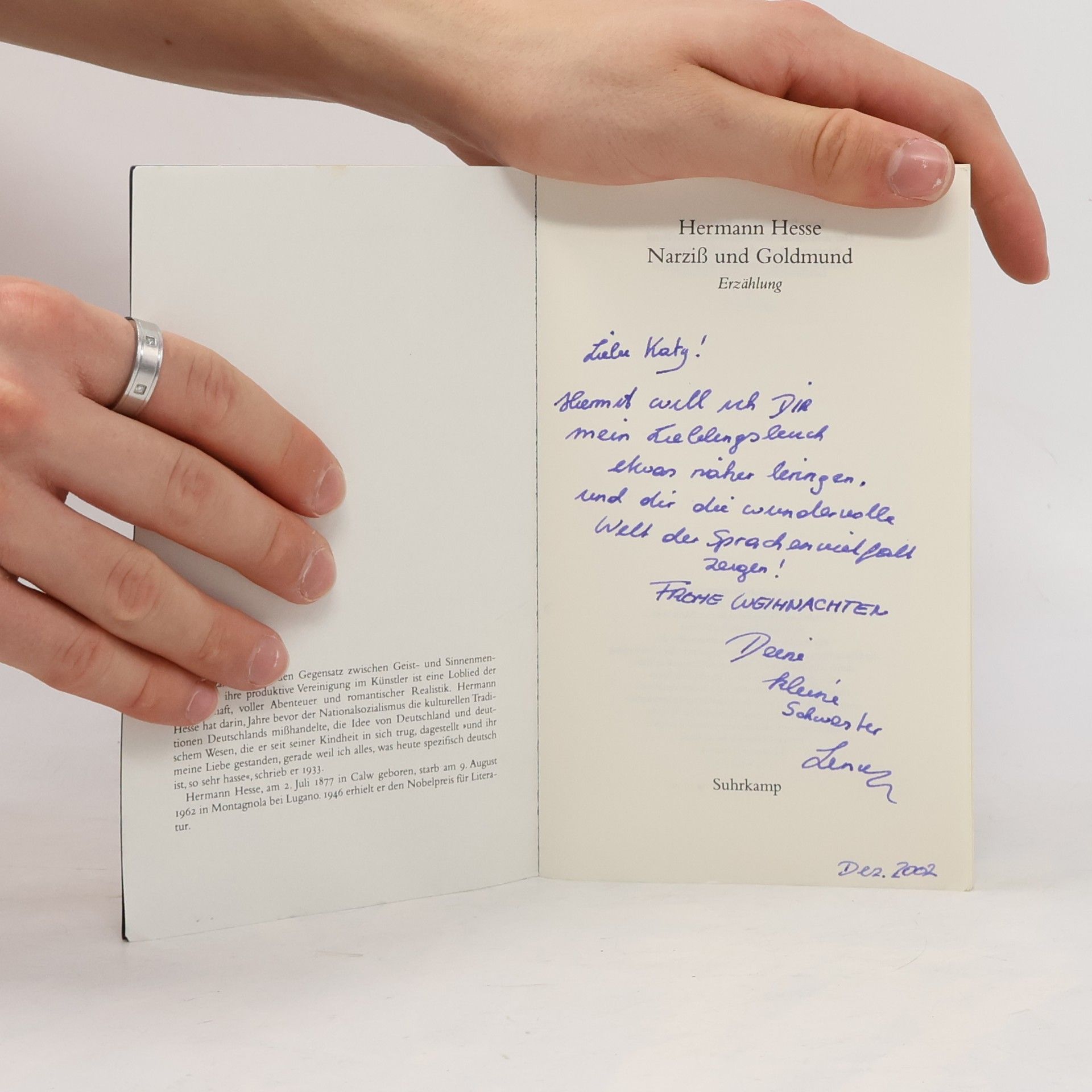 Hermann Hesse Narziß und Goldmund