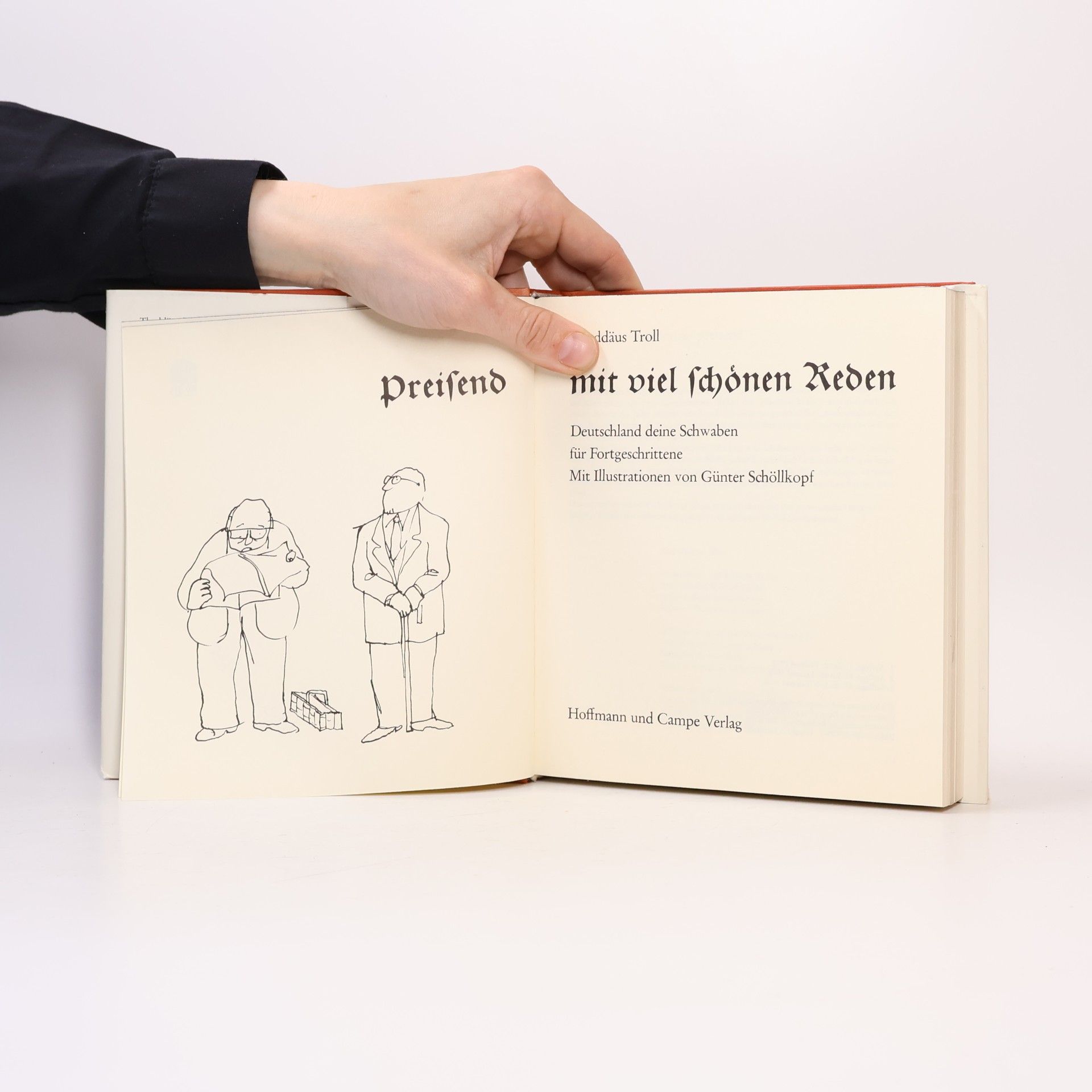 Thaddäus Troll Preisend mit viel schönen Reden