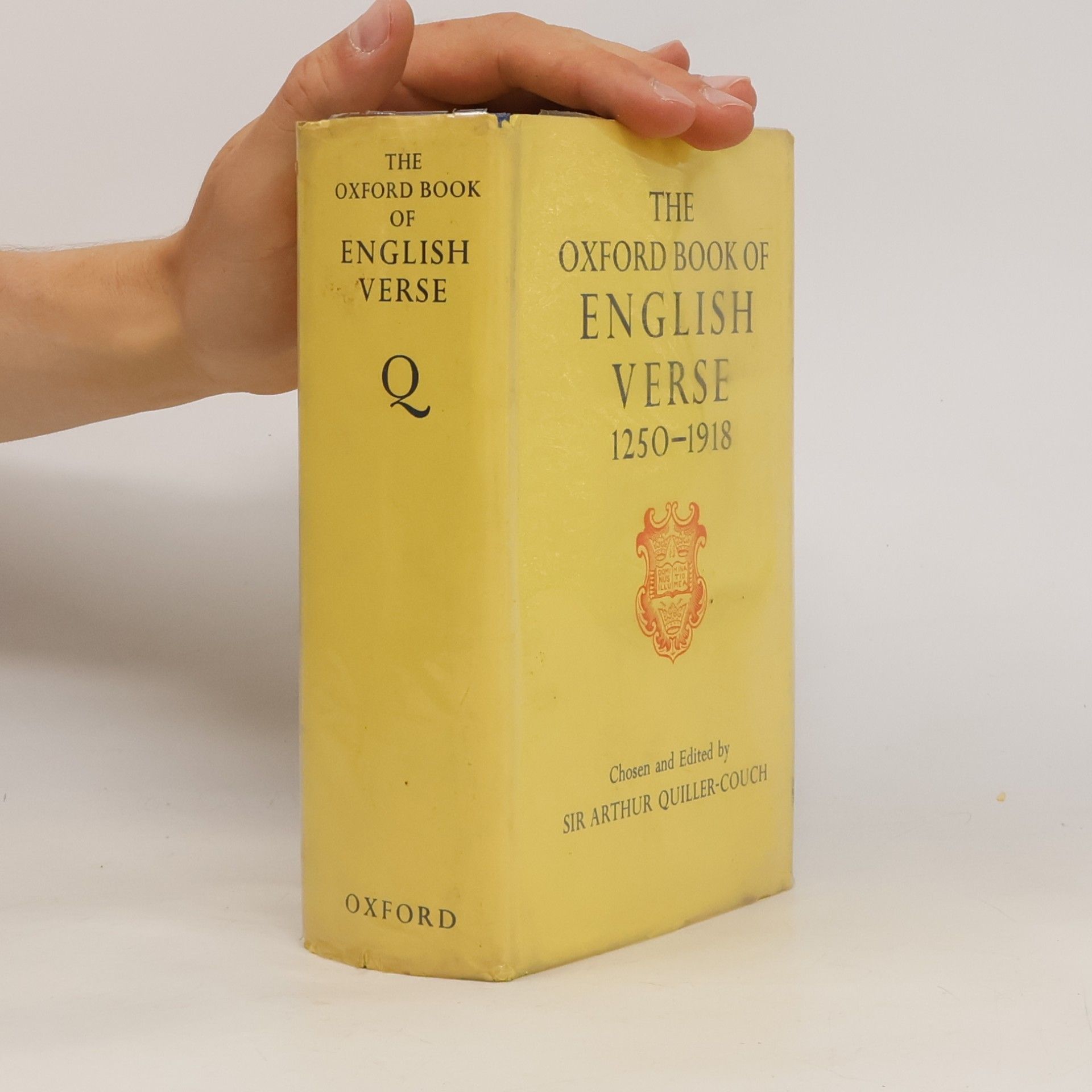 Arthur Quiller-Couch The Oxford Book of English Verse, 1250-1918