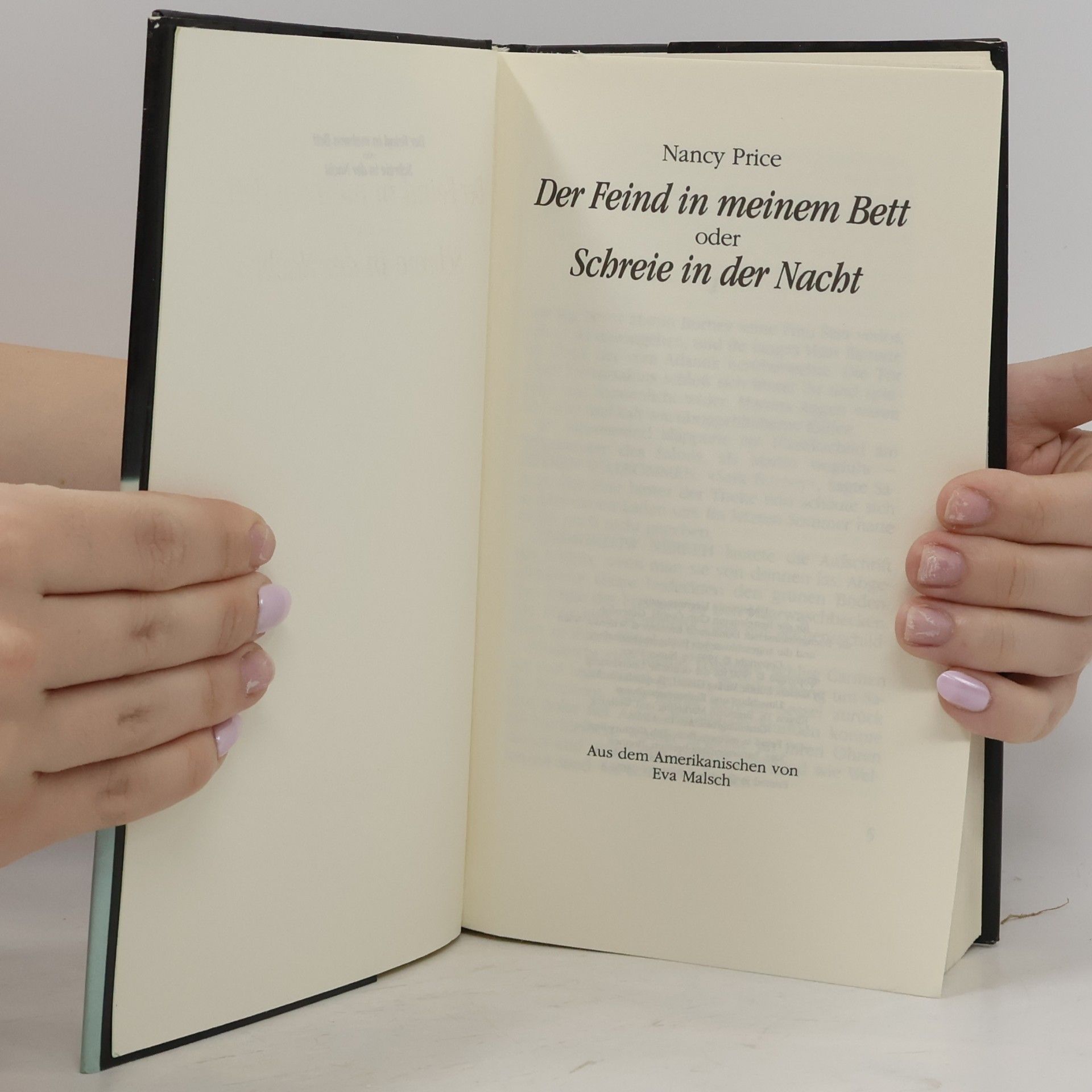 Nancy Price Der Feind in meinem Bett oder Schreie in der Nacht