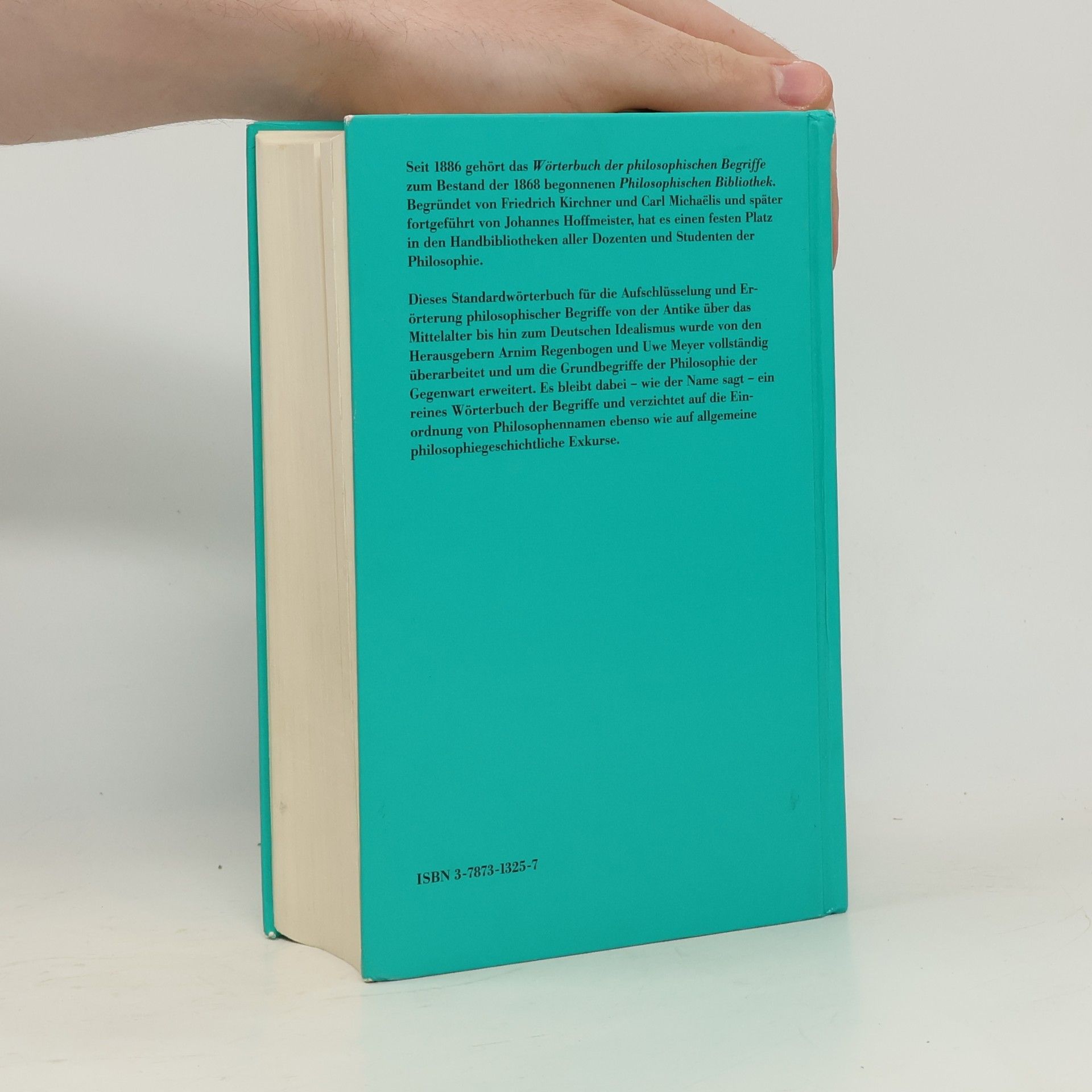 Friedrich Kirchner Wörterbuch der philosophischen Begriffe