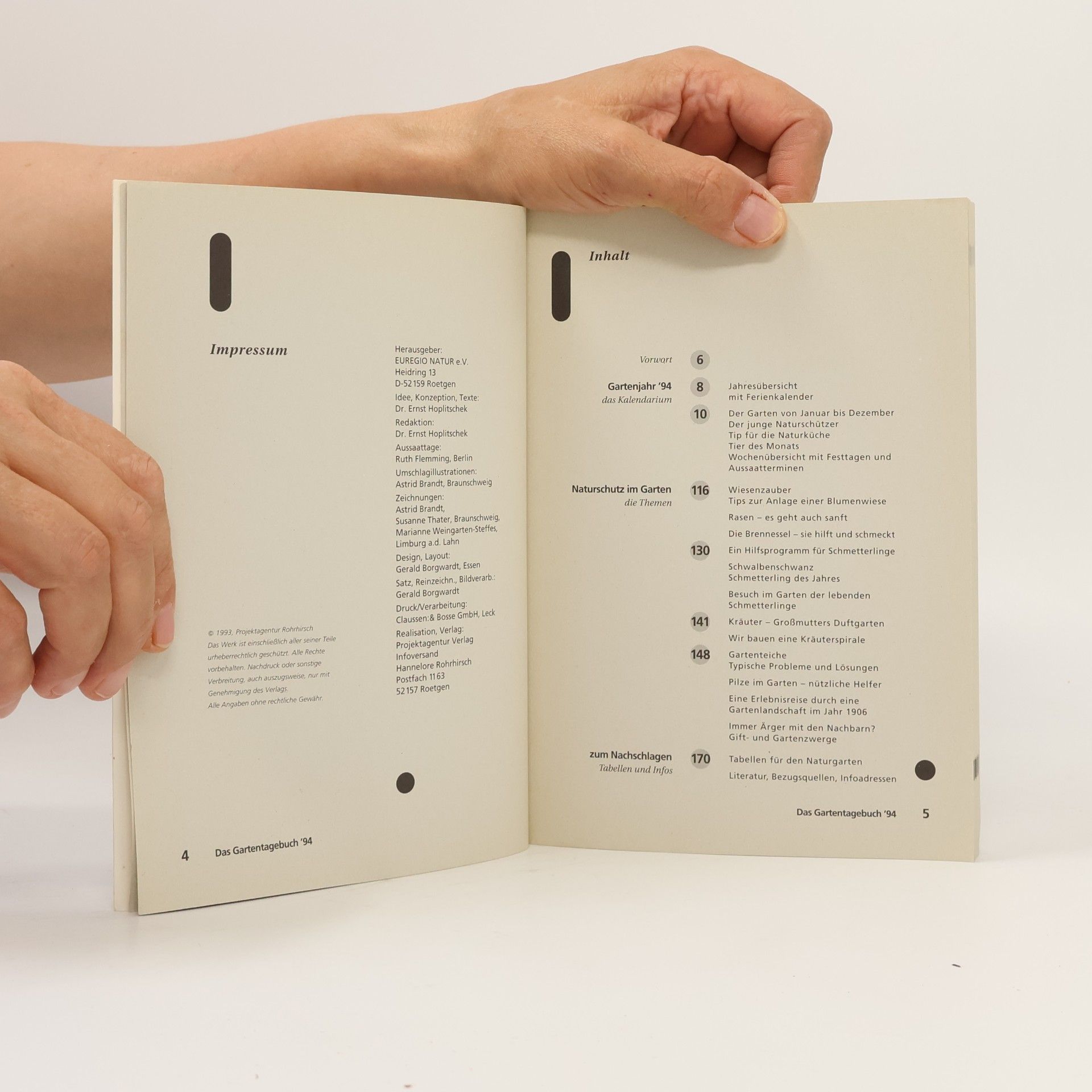 Kolektiv autorů Das Gartentagebuch 94