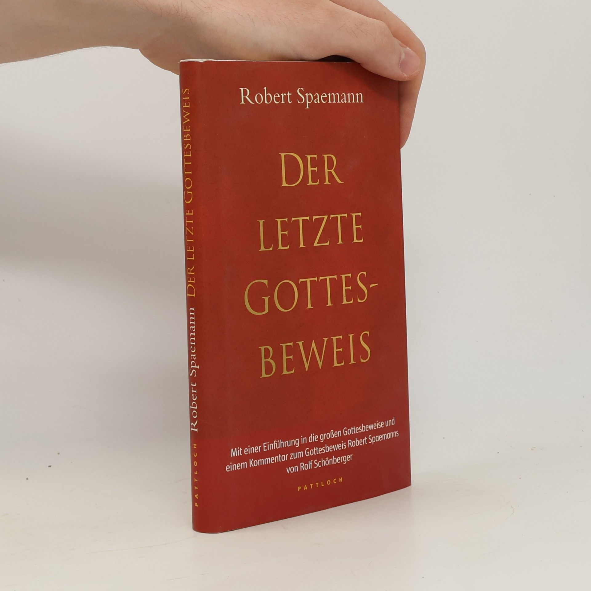 Robert Spaemann Der letzte Gottesbeweis
