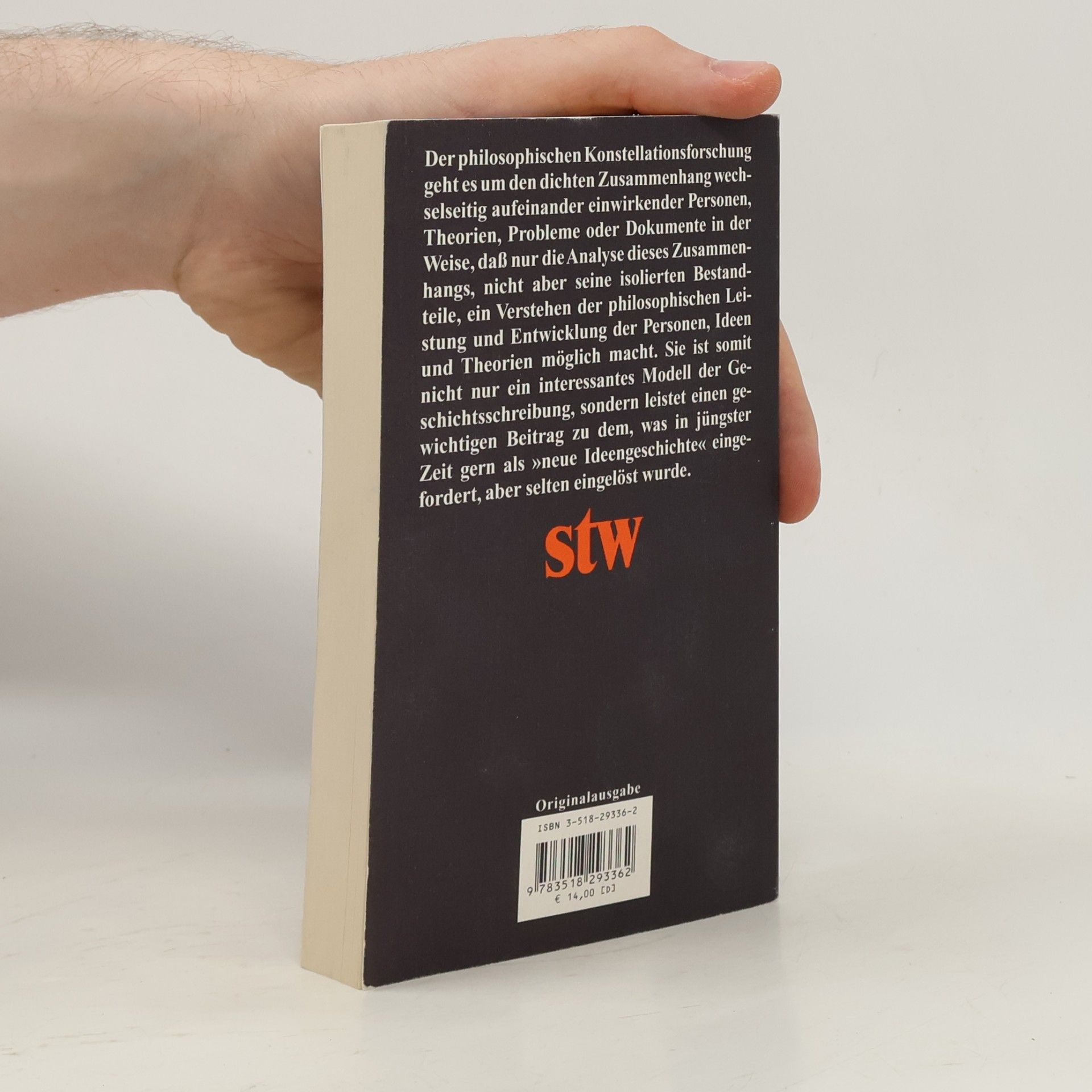 Martin Mulsow Suhrkamp Taschenbuch Wissenschaft: Konstellationsforschung