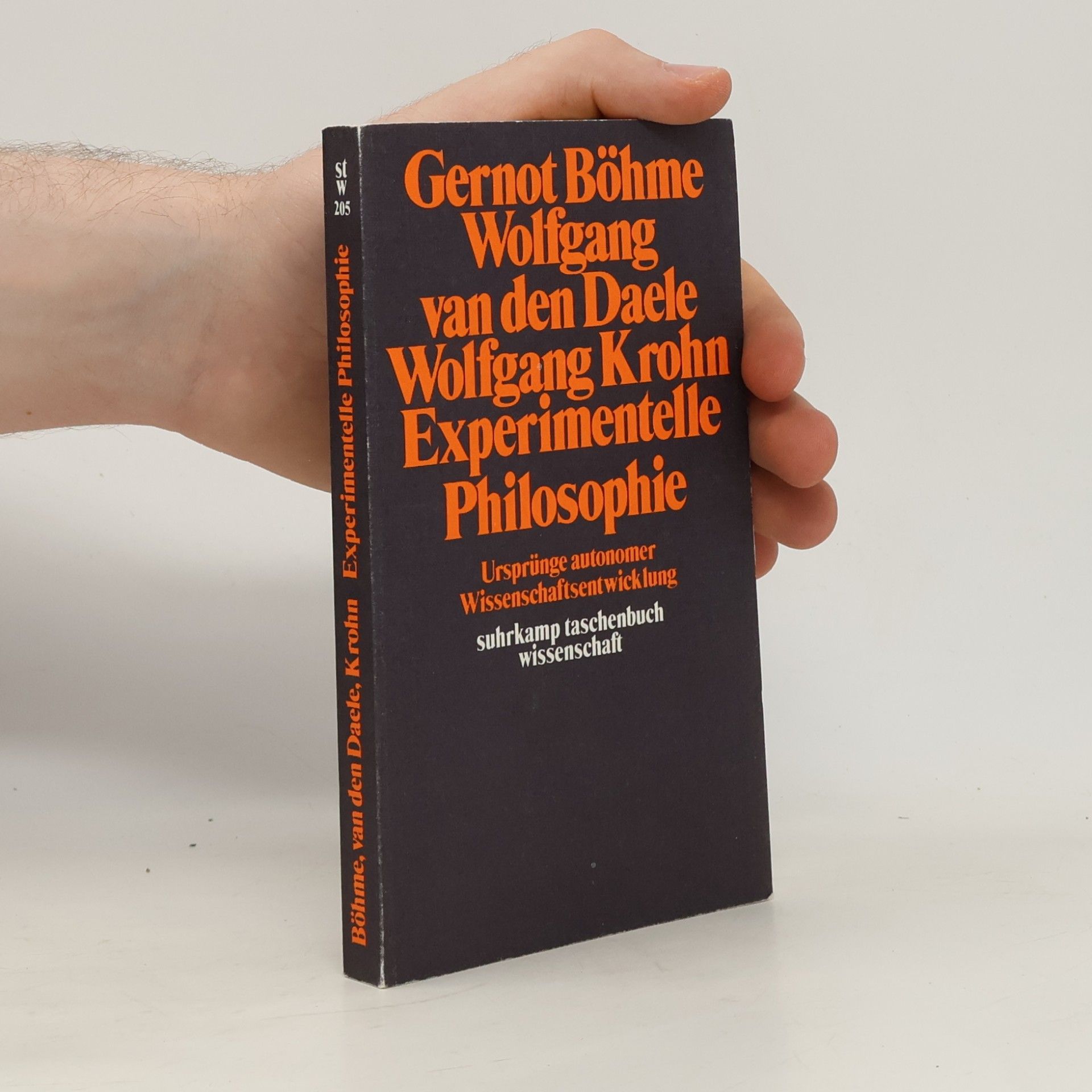 Gernot Böhme Experimentelle Philosophie