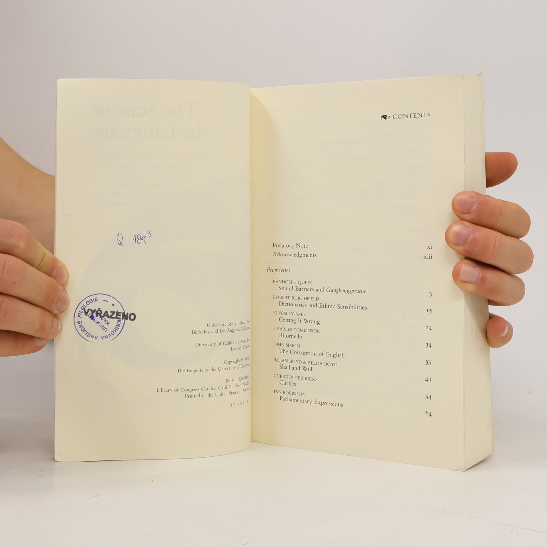 Leonard Michaels The State of the Language