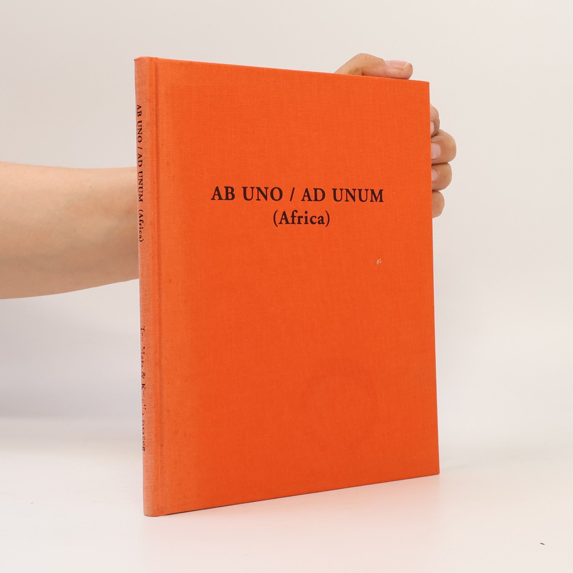 AA.VV. Ab uno/ad unum (Africa)