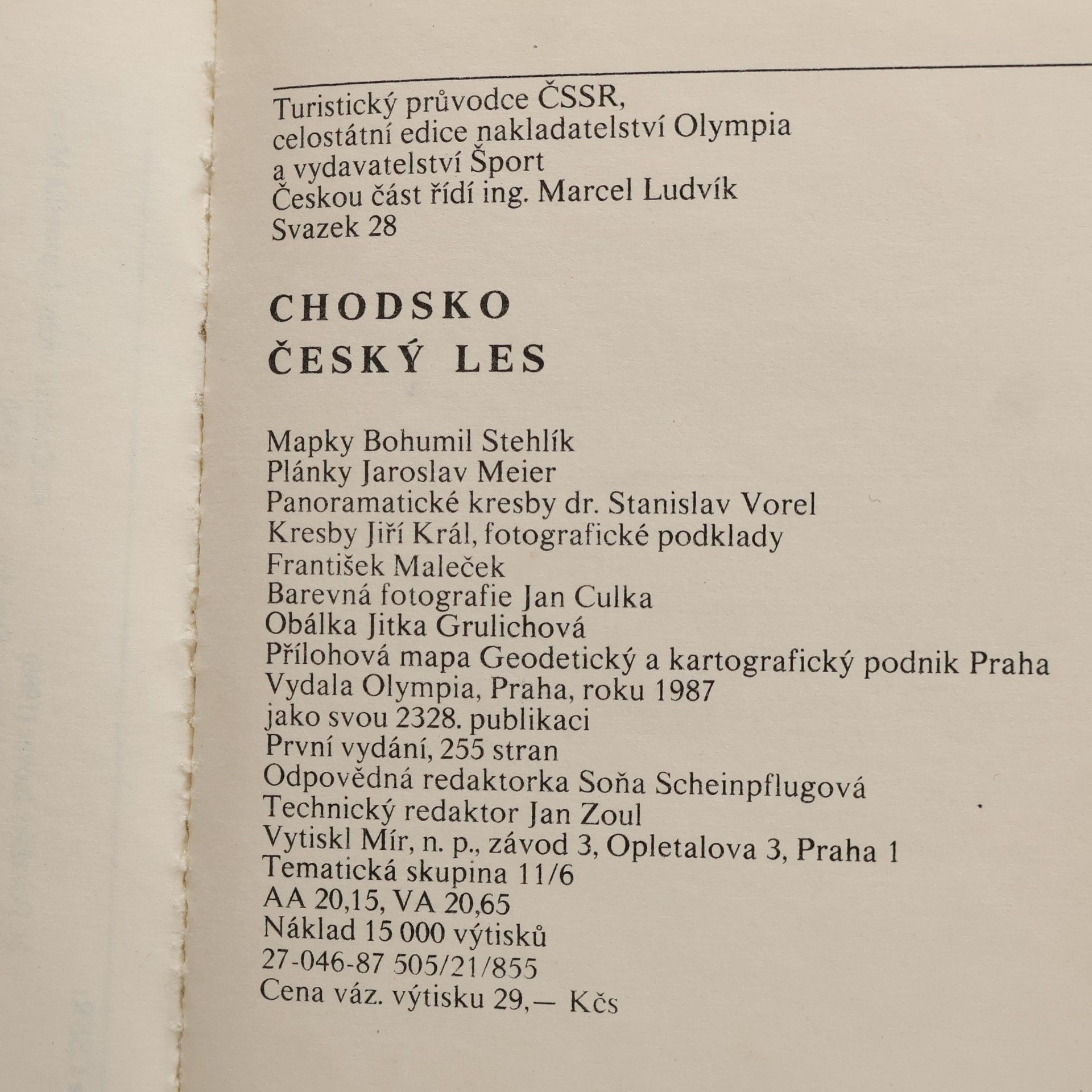 Various authors Chodsko. Český les