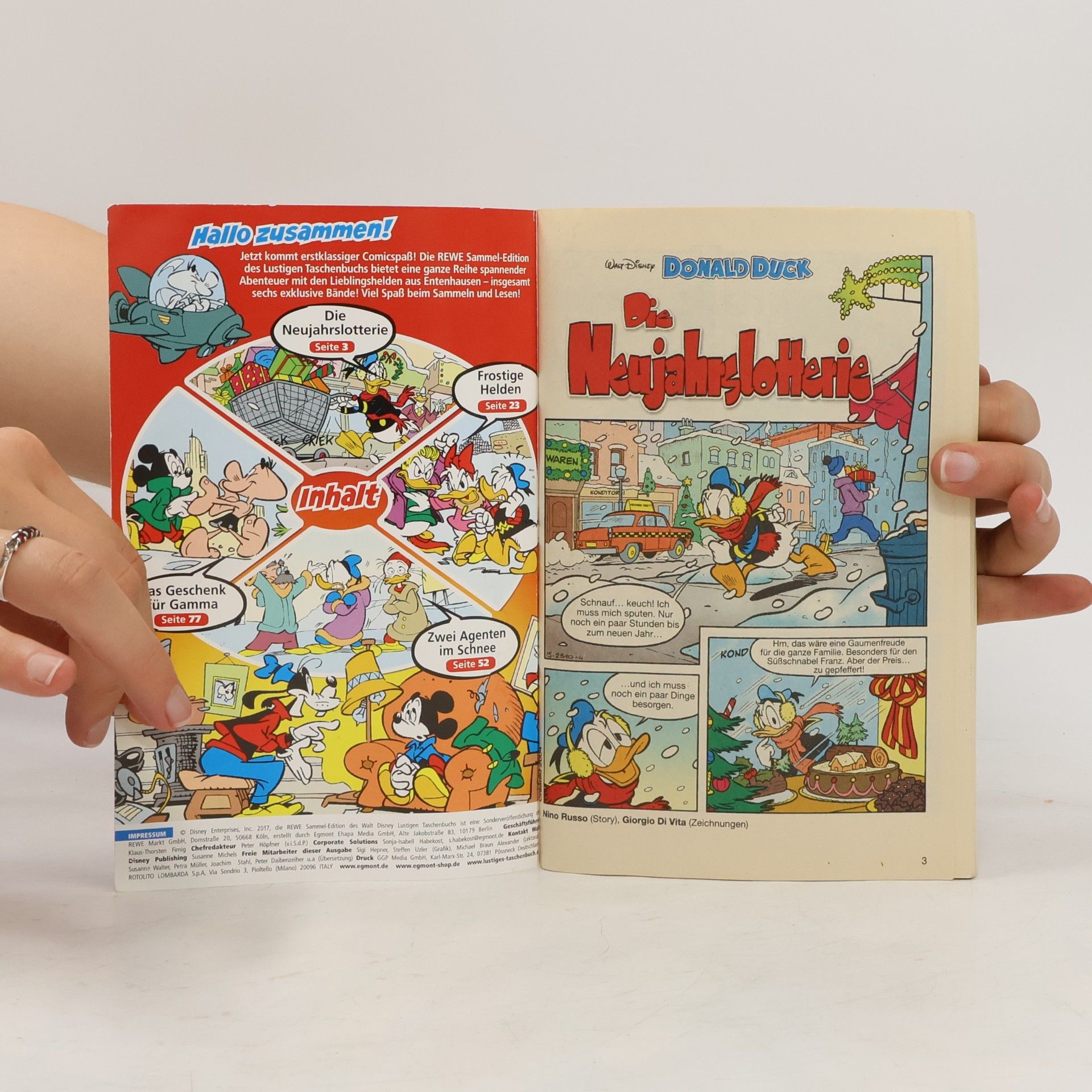 Walt Disney Lustiges Taschenbuch. Die Neujahrslotterie